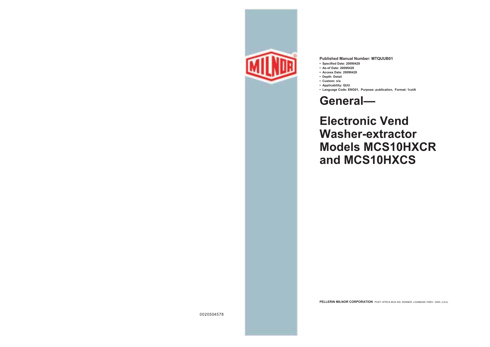 Haier MCS10HXCS, MCS10HXCR User Manual