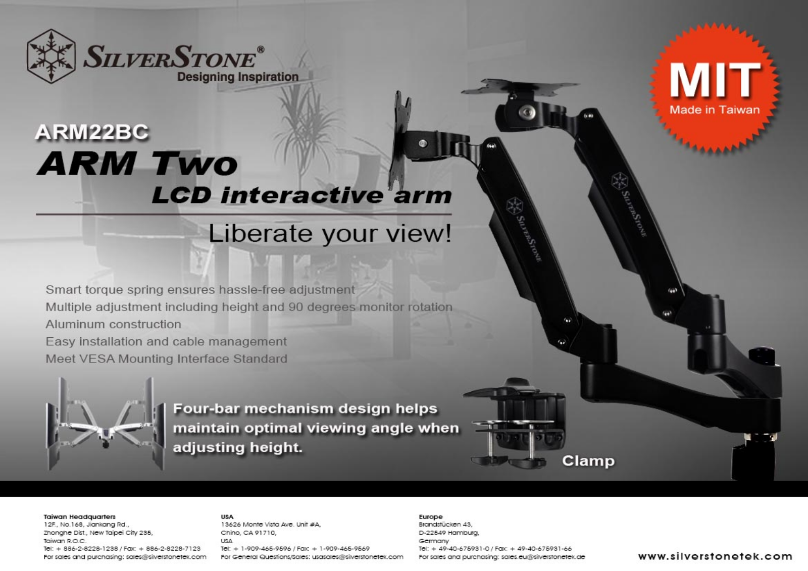 SilverStone SST-ARM22SC User Manual