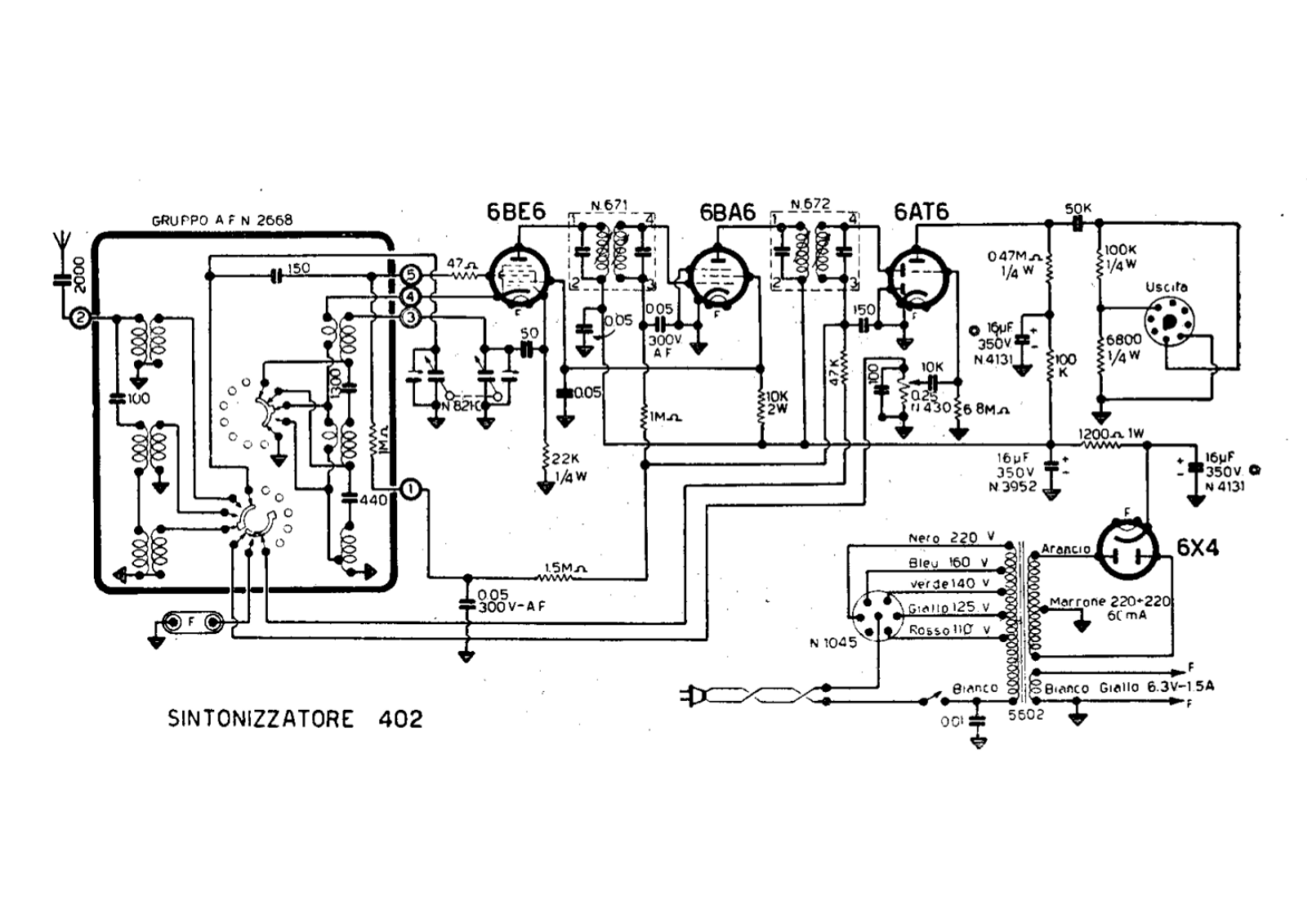 Geloso g402 schematic