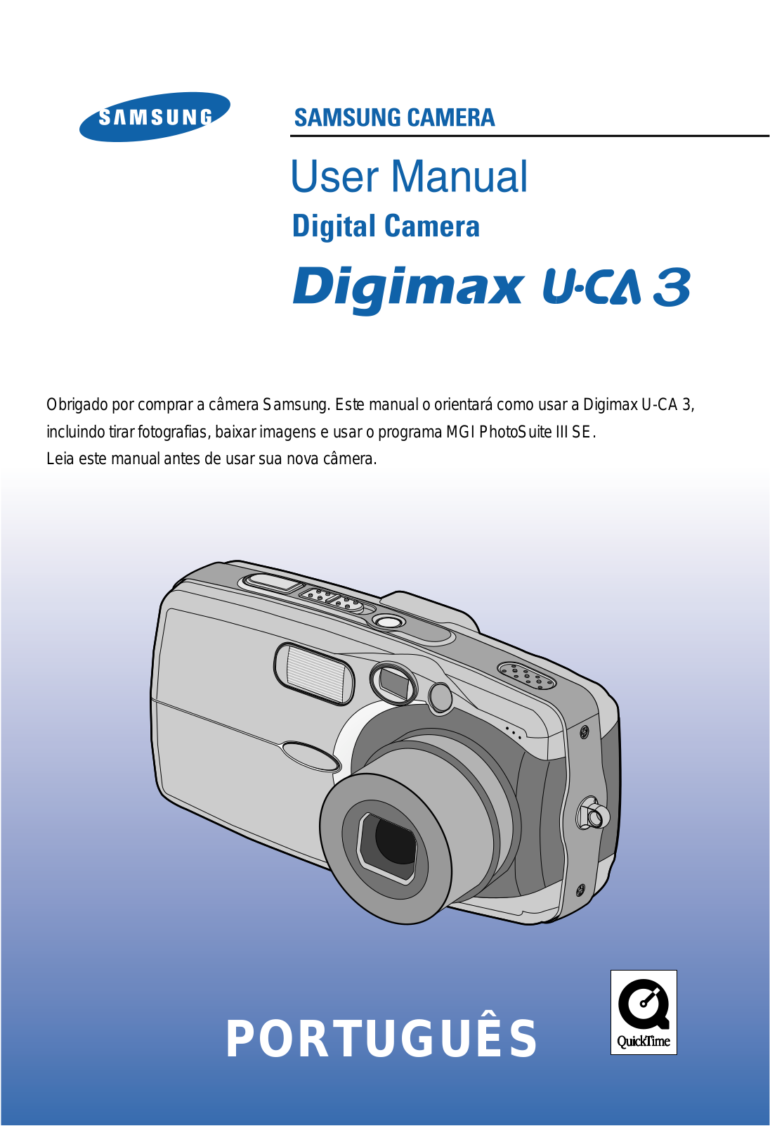 Samsung DIGIMAX UCA3 User Manual