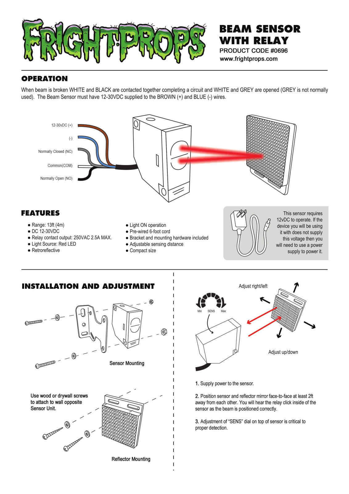FrightProps 0696 User Manual - ManualMachine.com