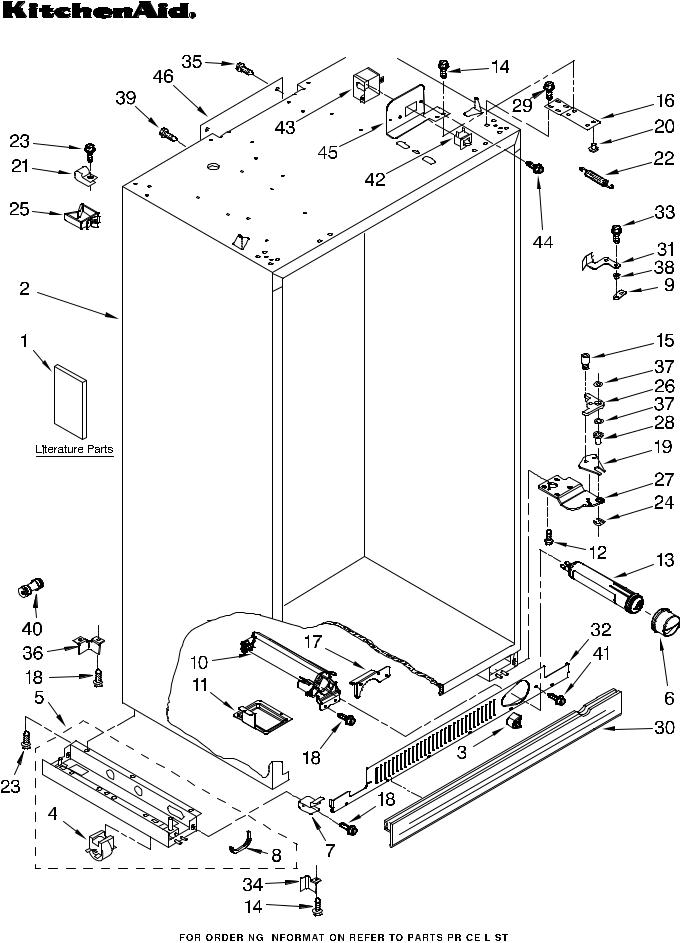 KitchenAid KSSO36QTX03 Parts List