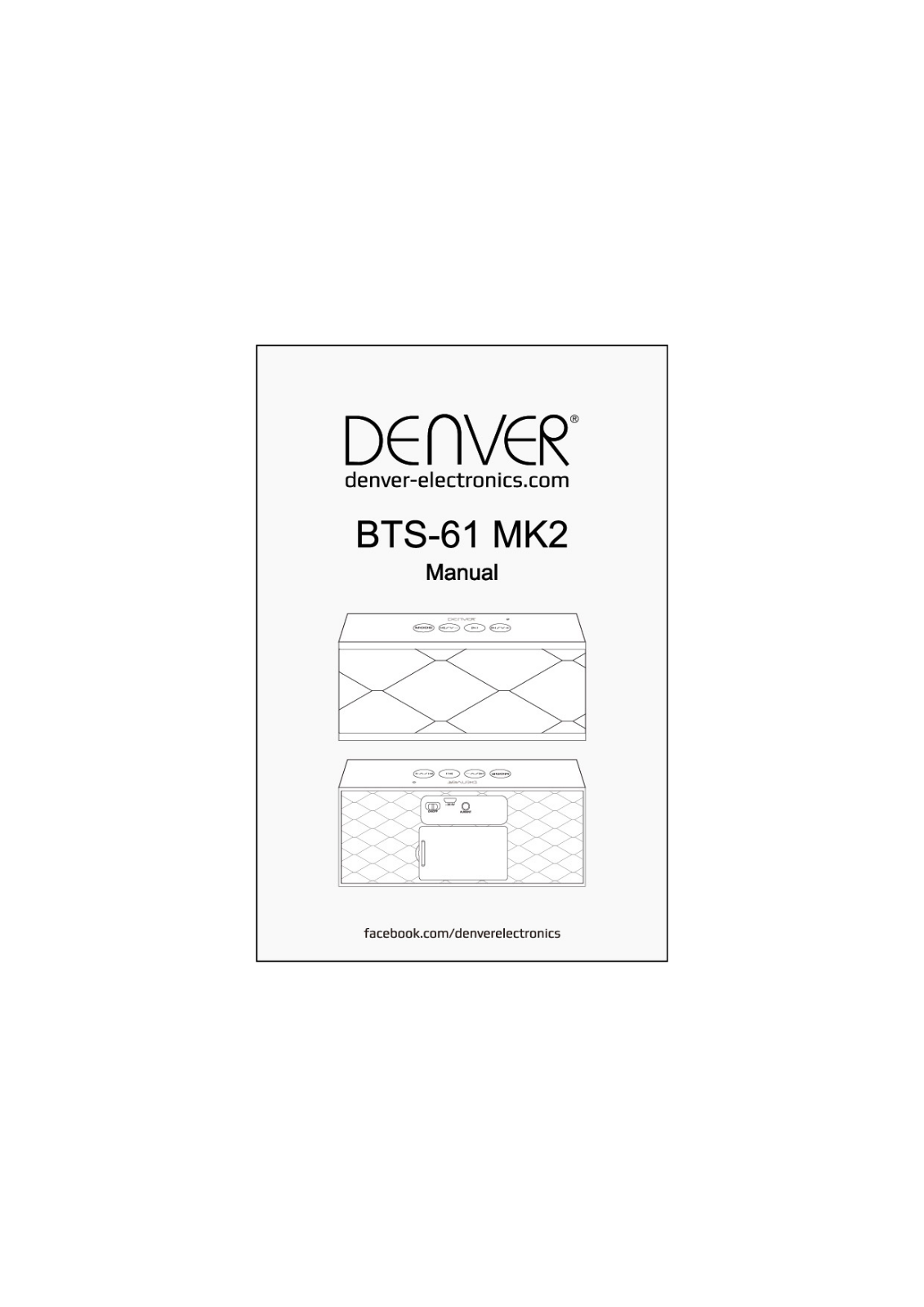 DENVER BTS-61 MK2 User guide - ManualMachine.com