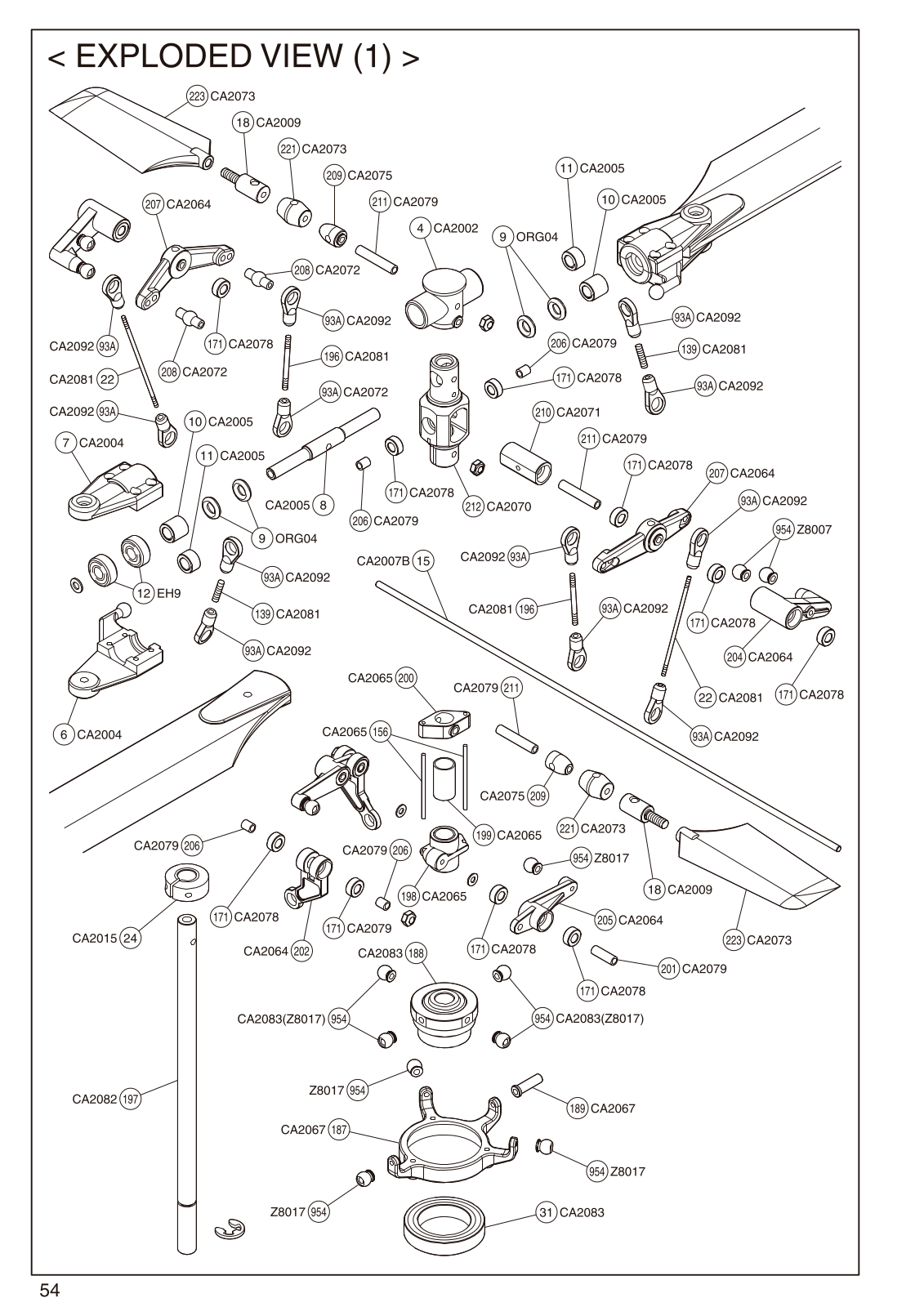 Kyosho EP CALIBER 450 V User Manual