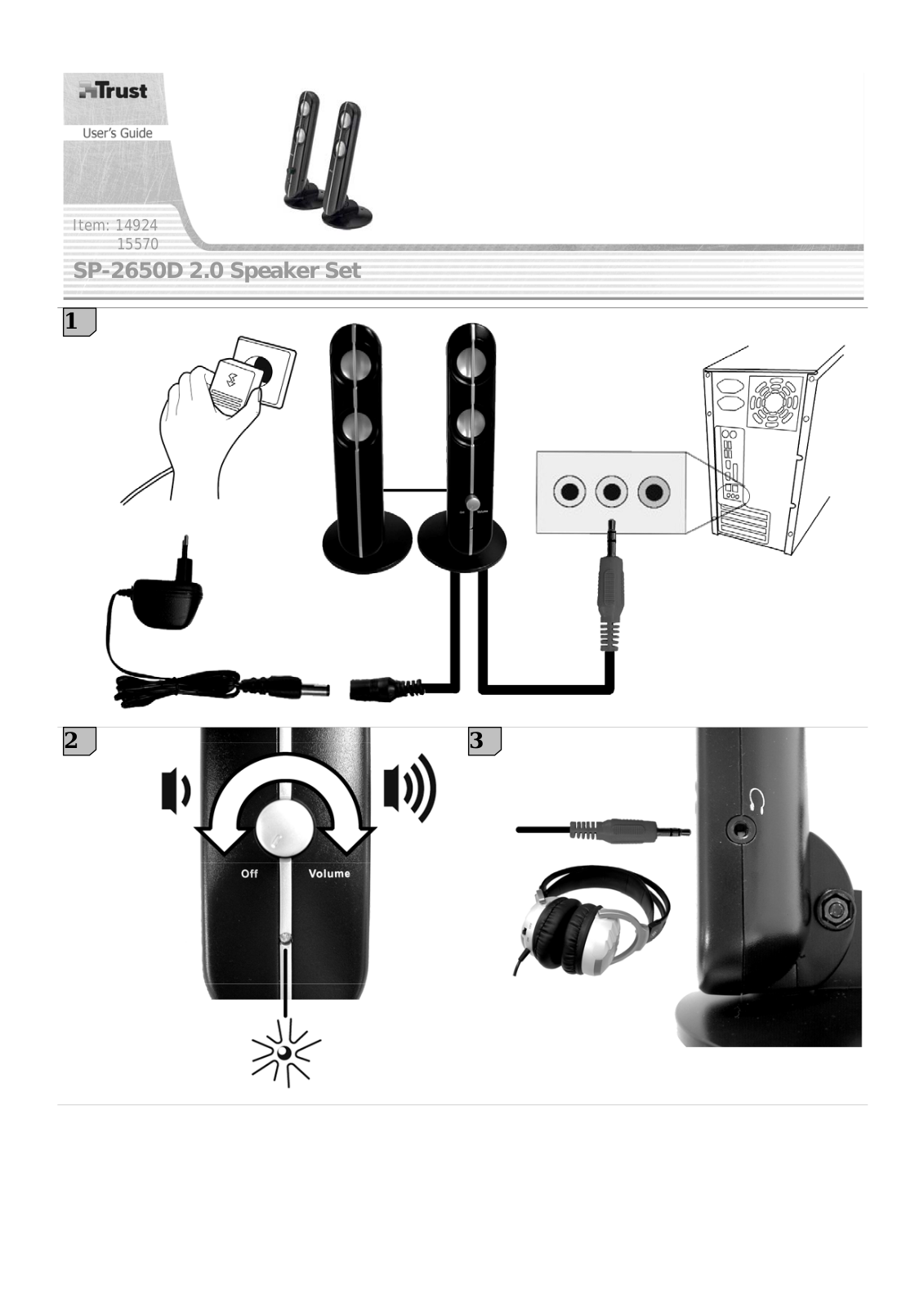 TRUST SP-2650D User Manual