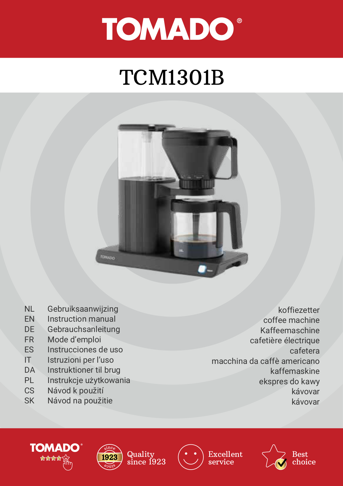 Tomado TCM1301B User guide - ManualMachine.com