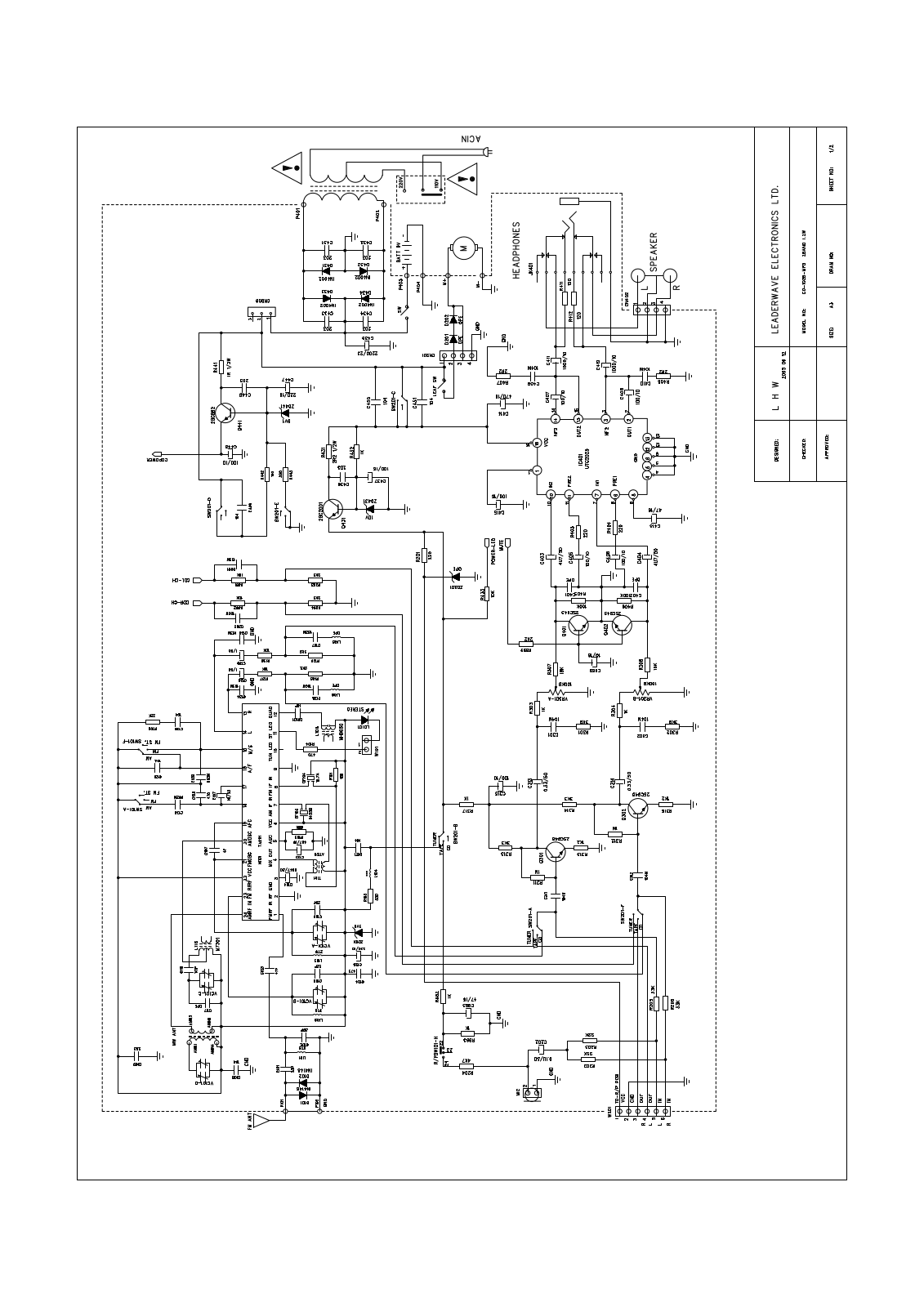 CCE RD 97MPX Diagram