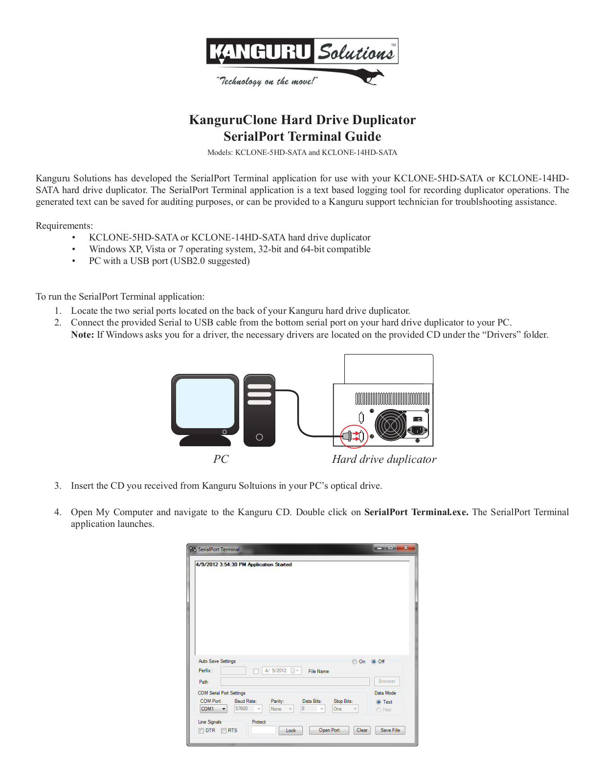 Kanguru Clone Hard Drive Duplicator User Manual