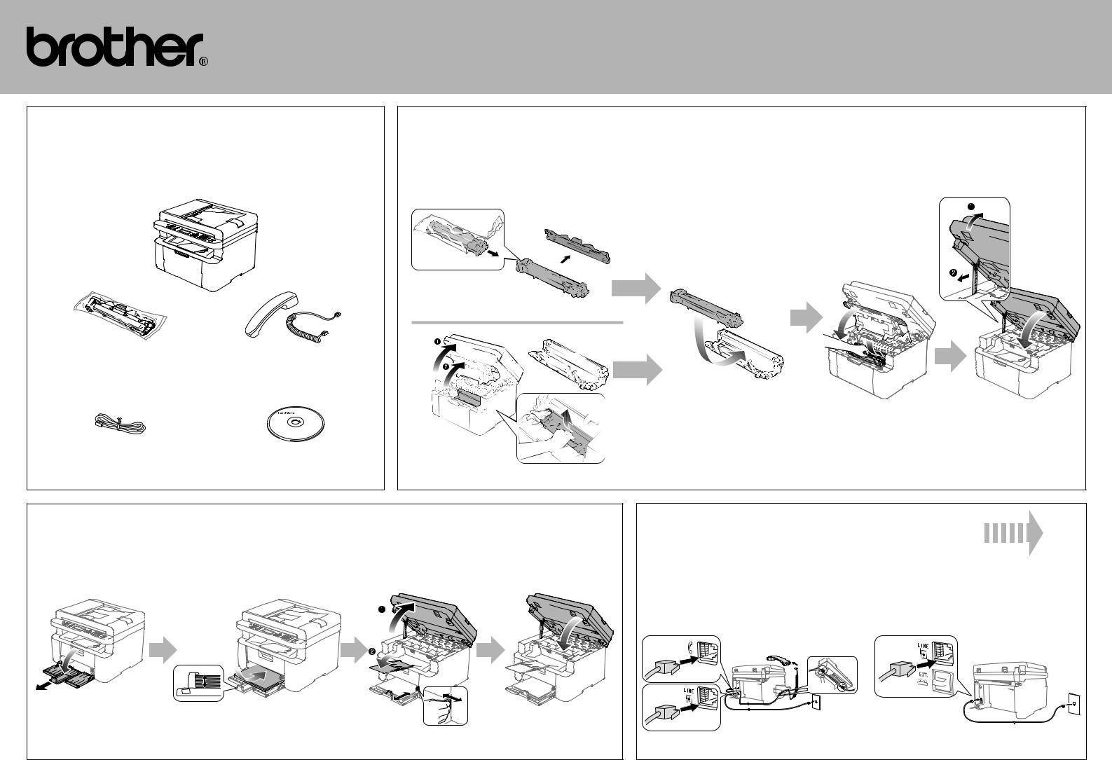 Brother MFC-1810R, MFC-1815R Quick Setup Guide