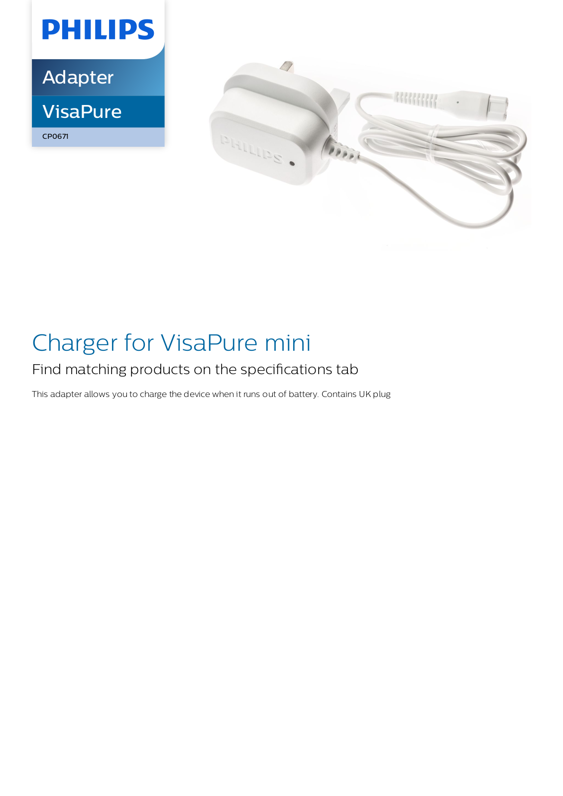 Philips CP0671/01 leaflet - ManualMachine.com