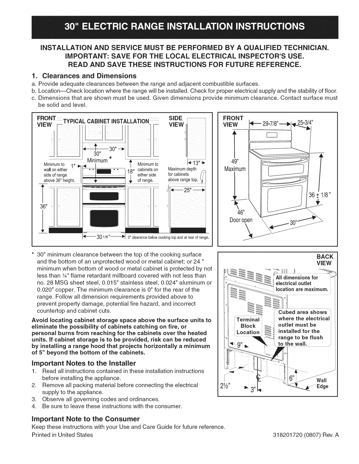 Kenmore 79098023801, 79098043901, 79098049900, 79098049901, 79098039800 Installation Guide - ManualMachine.com