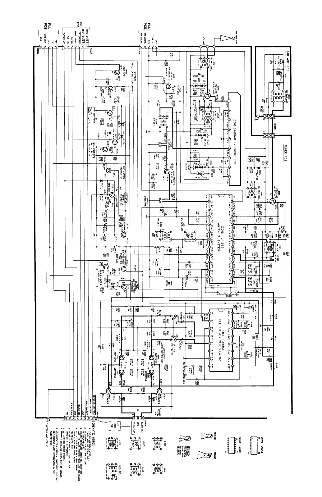 BOSE awcd2 Schematic