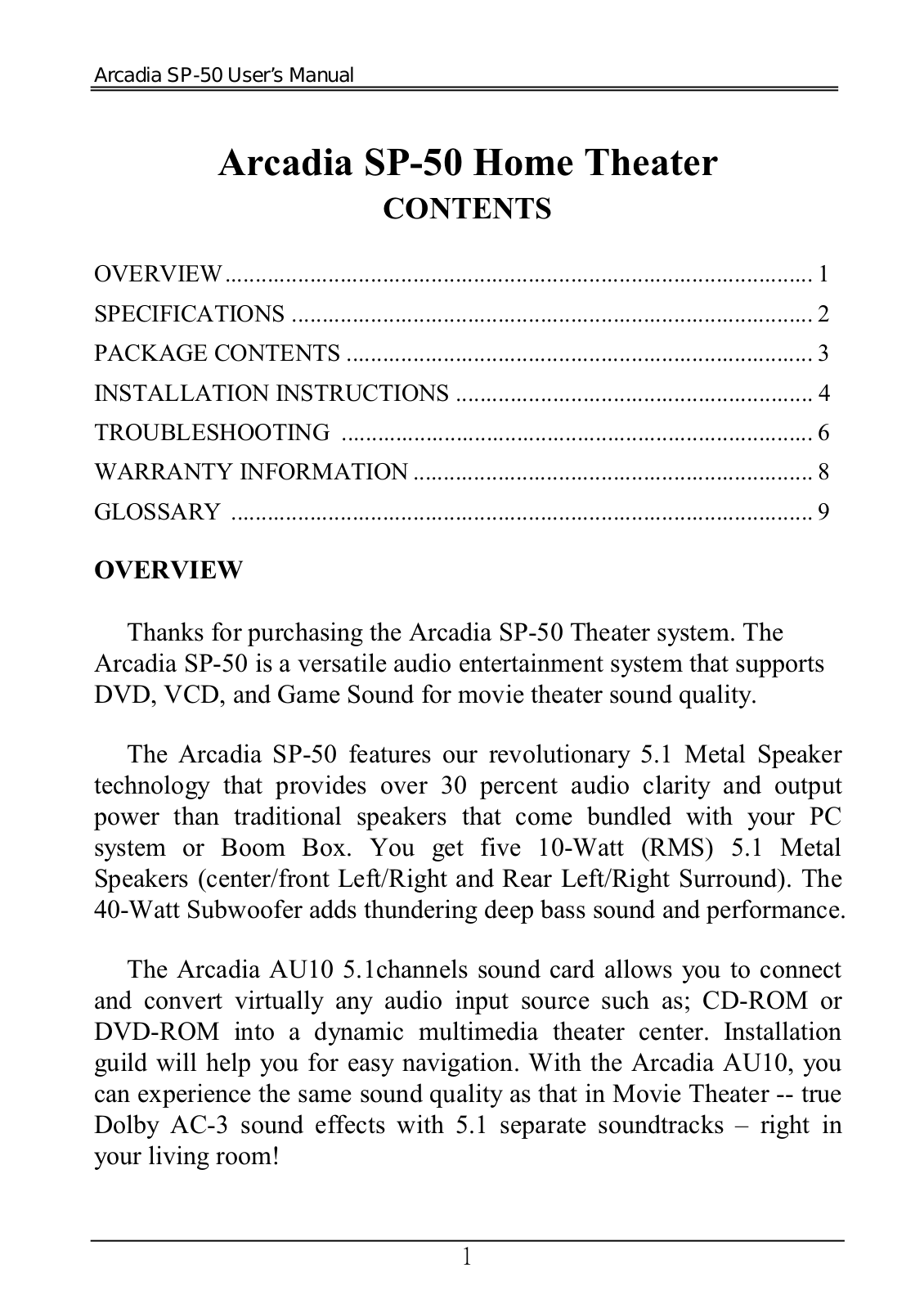 Abit SP50 User Manual