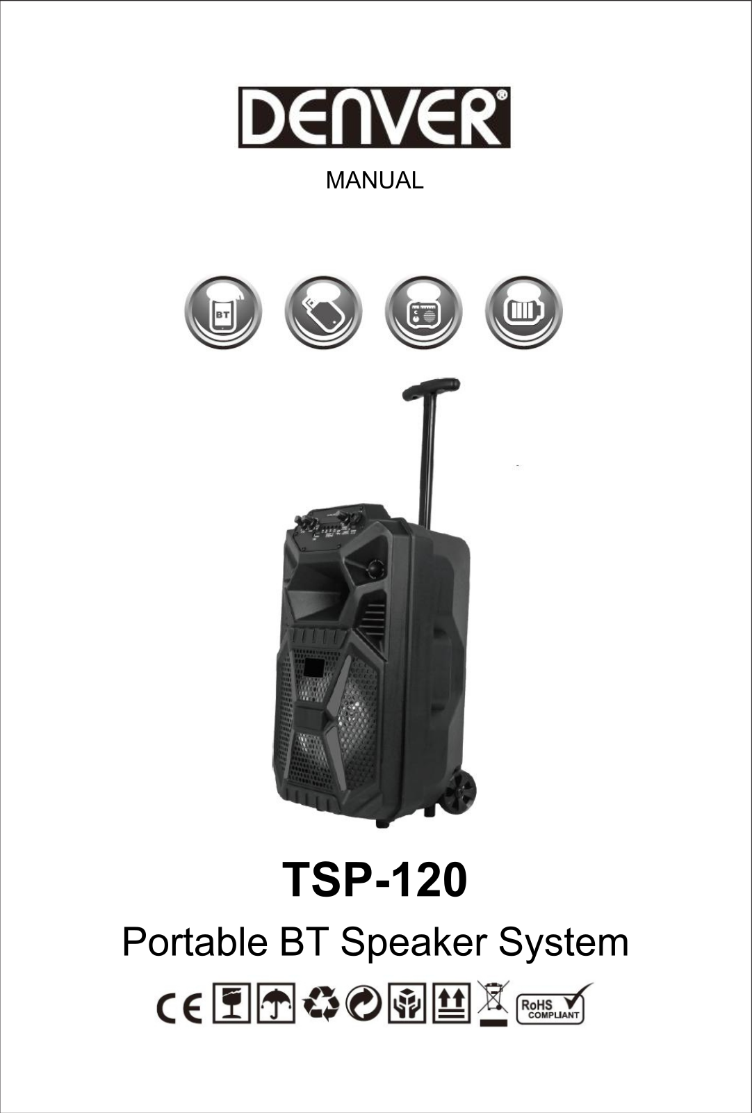 Denver TSP-120 User Manual