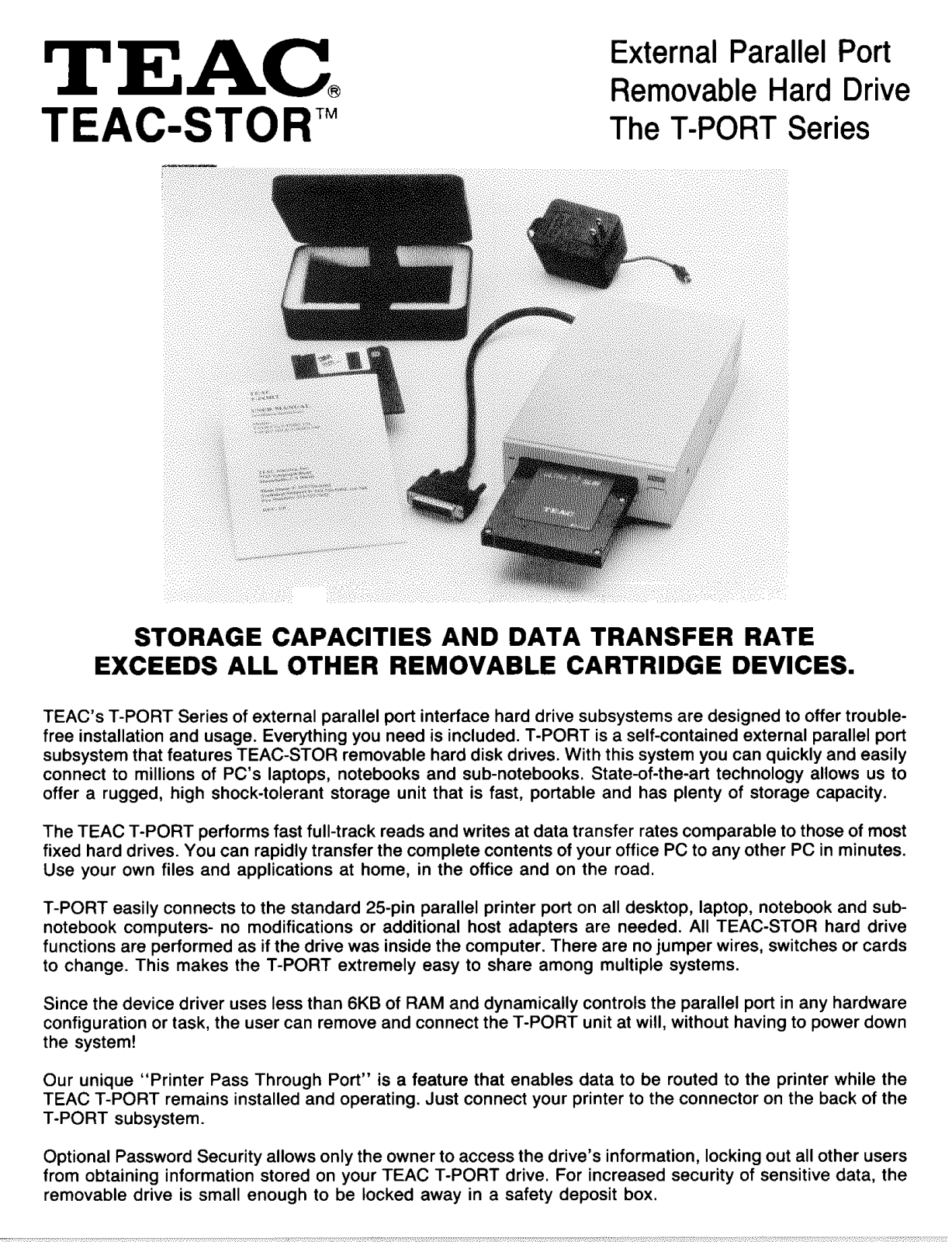 Teac HDD0060A User Manual