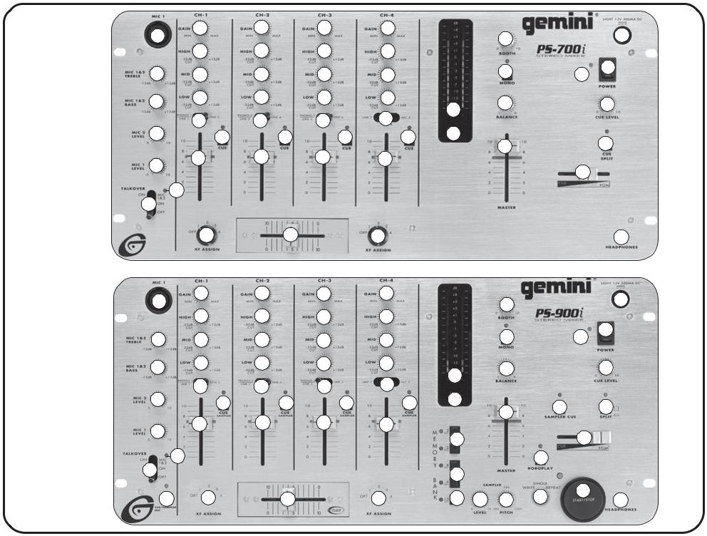 Gemini PS-700i, PS-900i User Manual