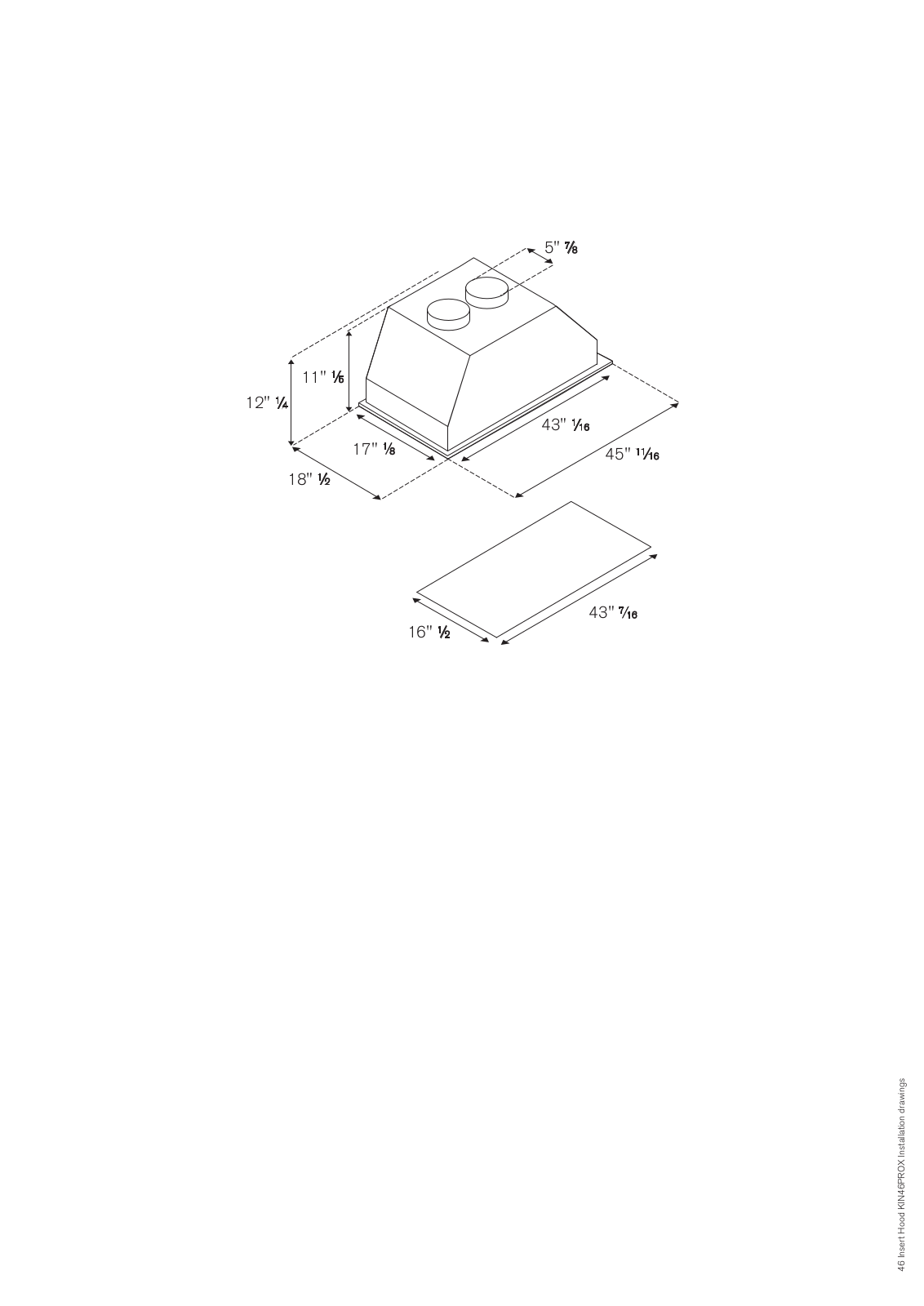 Bertazzoni KIN46PROX Installation manual