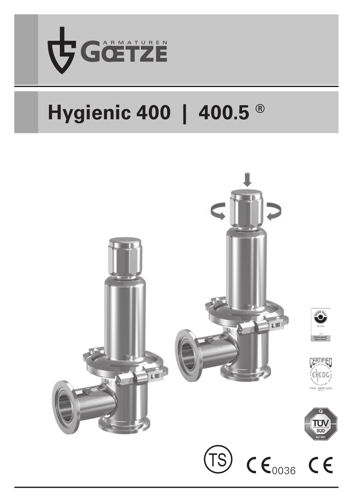 Goetze Hygienic 400.5, Hygienic 400 Assembly Instructions Manual