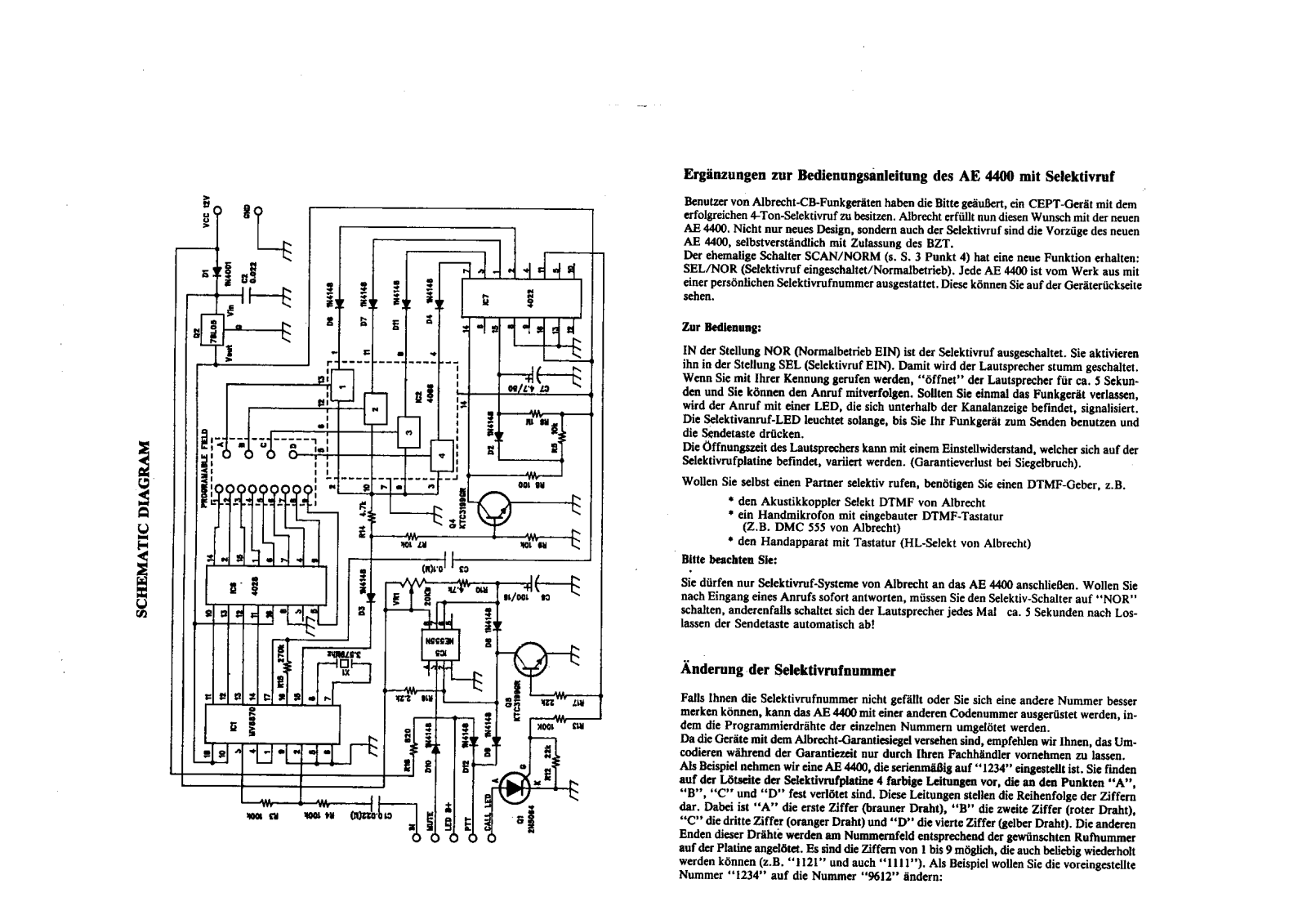 Albrecht AE 4400 User Manual