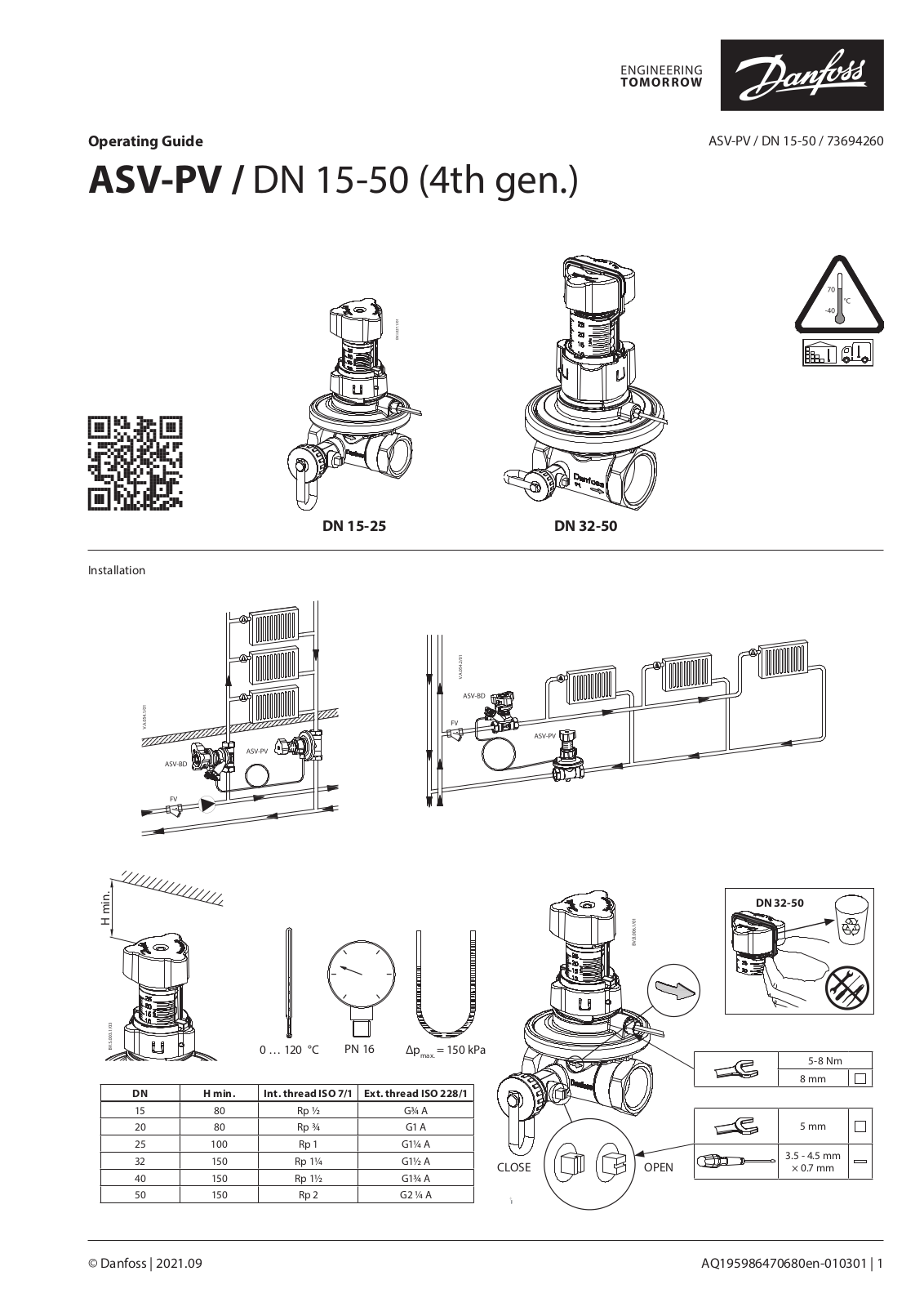 Danfoss ASV-PV Operating guide