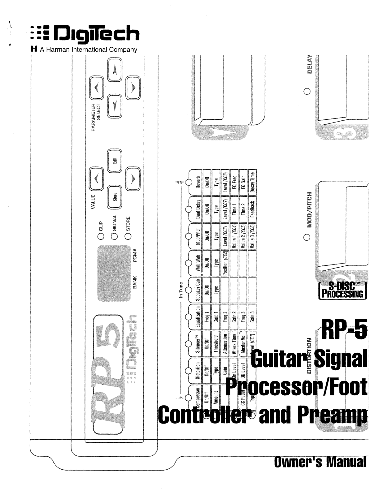 DigiTech RP5 User Manual