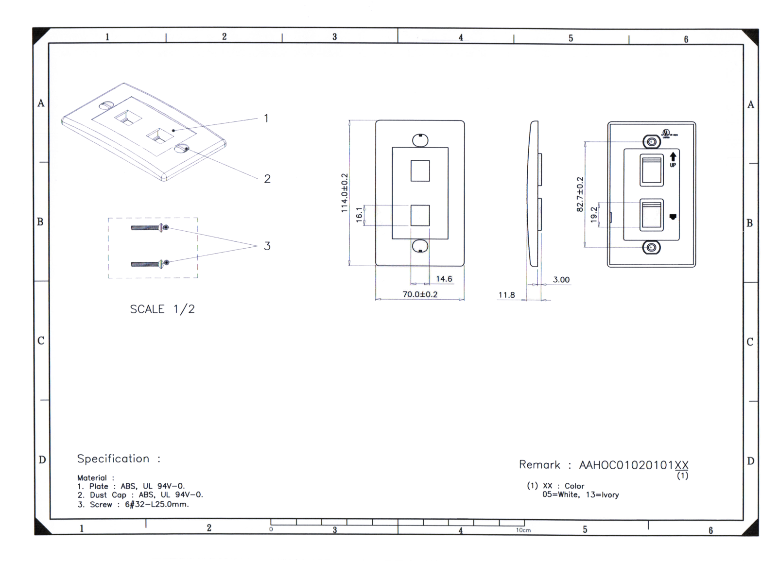 Intellinet IWP-MDPSTR-2W Drawing - ManualMachine.com