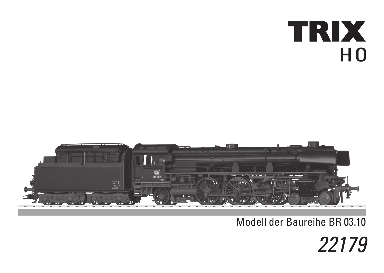 Trix BR 03.10, 22179 Operating Instructions Manual