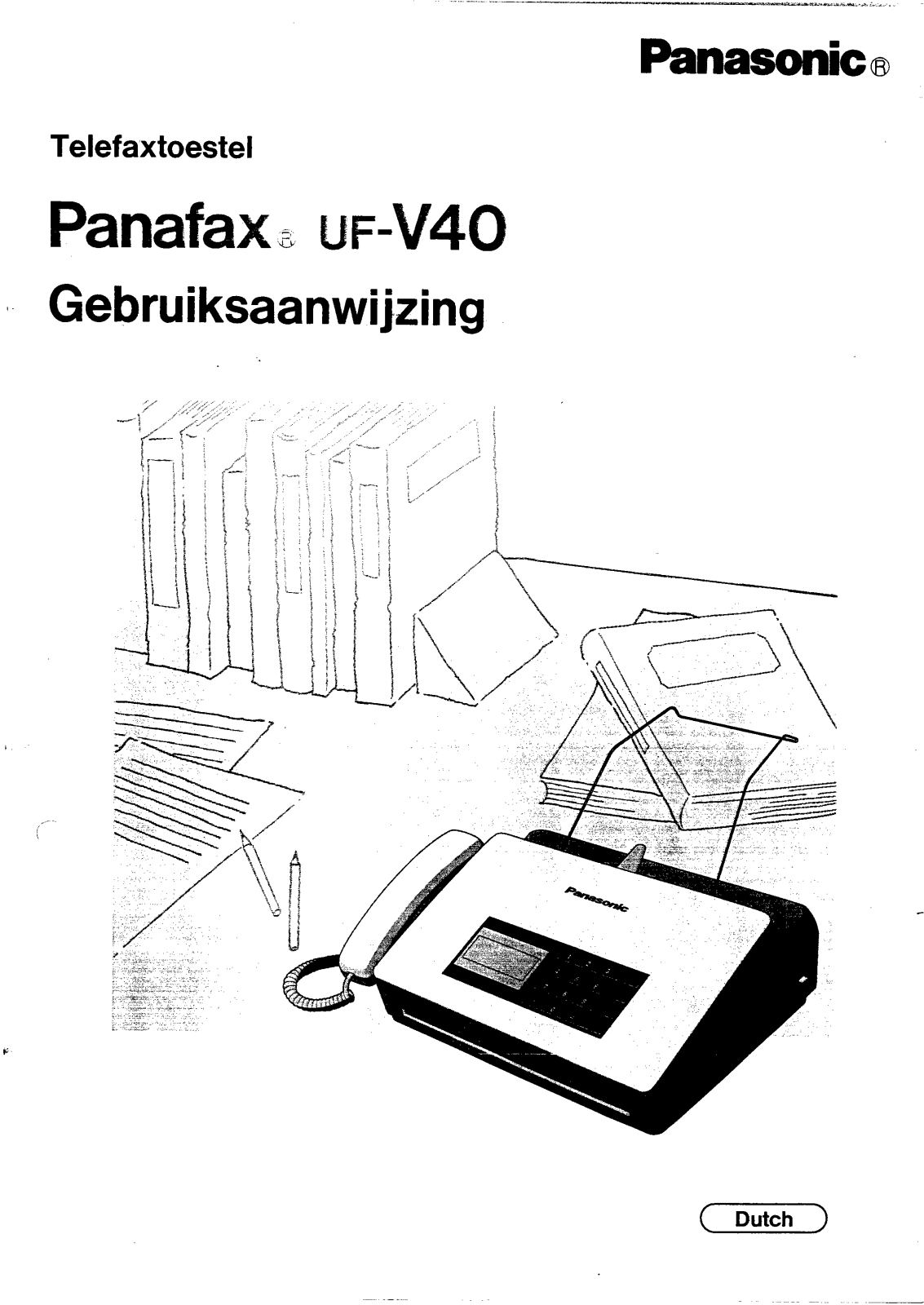 Panasonic UF-V40 User Manual