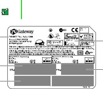 Gateway SOLO 9550, SOLO 9500 Manual
