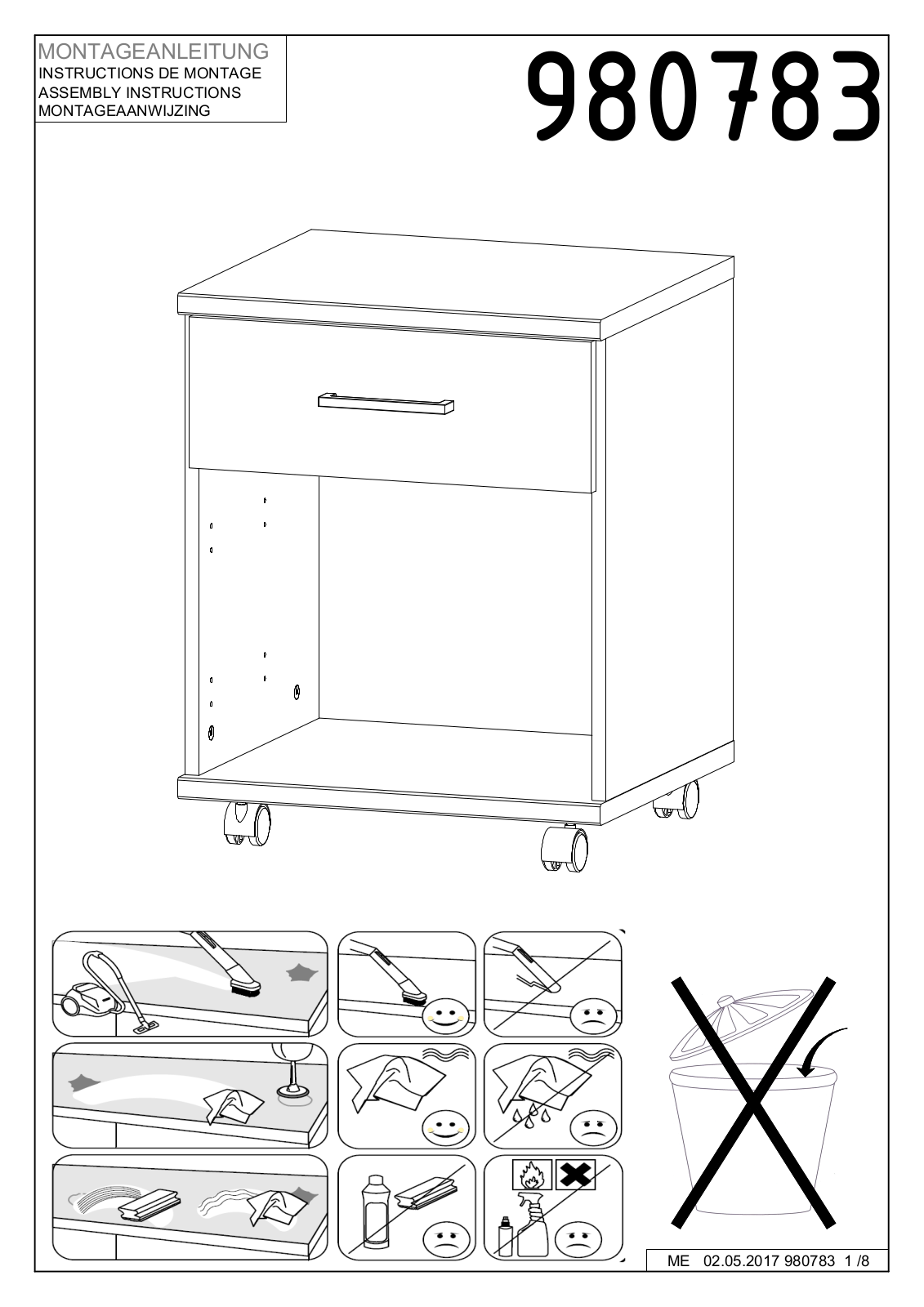 Wimex 980937 Assembly instructions