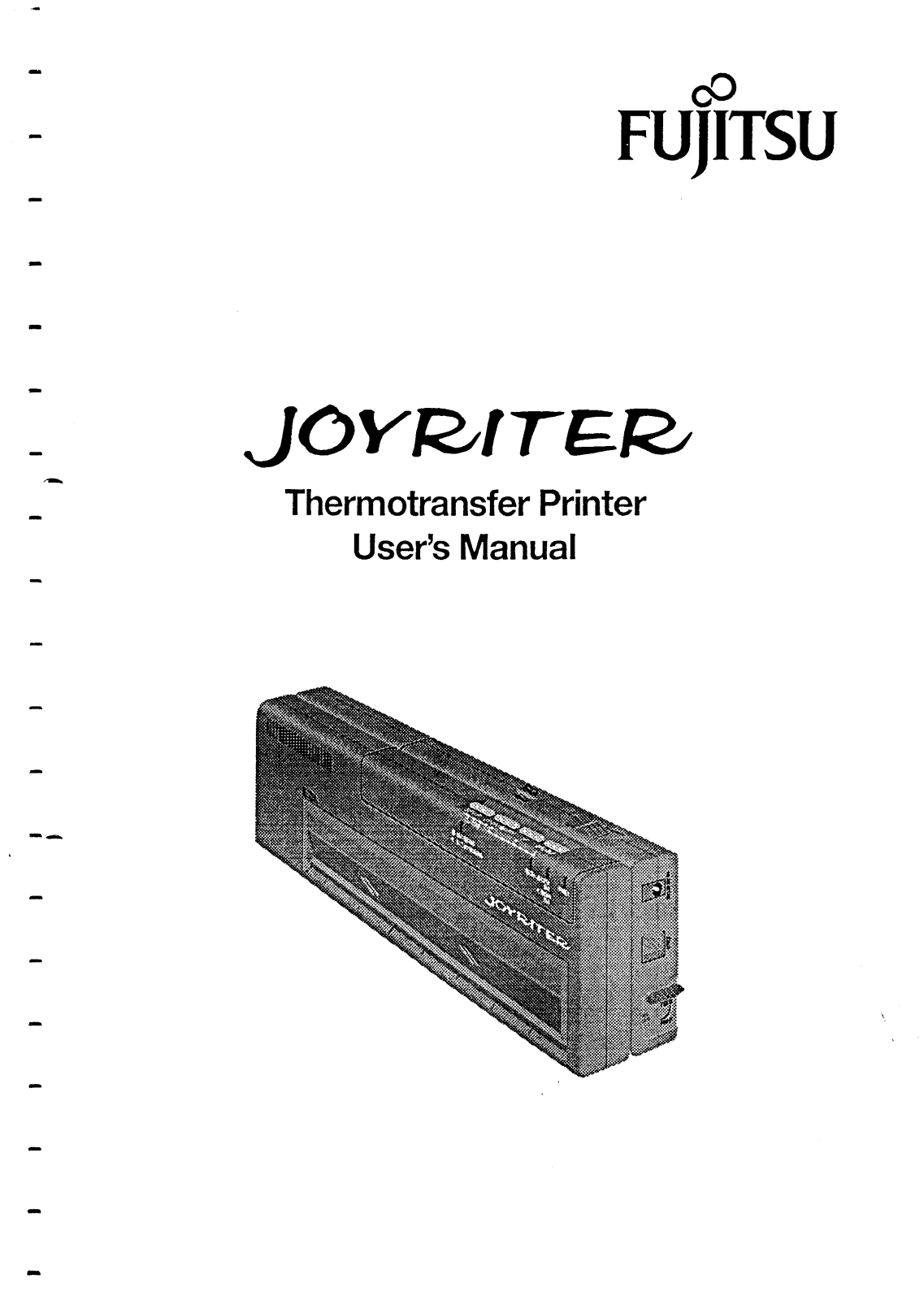 Fujitsu JOYRITER User Manual