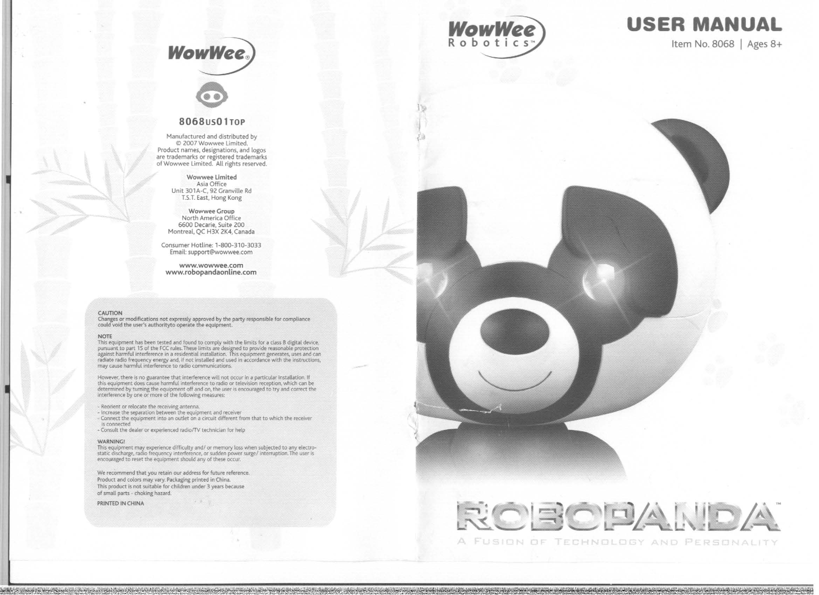 WowWee Group 8068 Users Manual