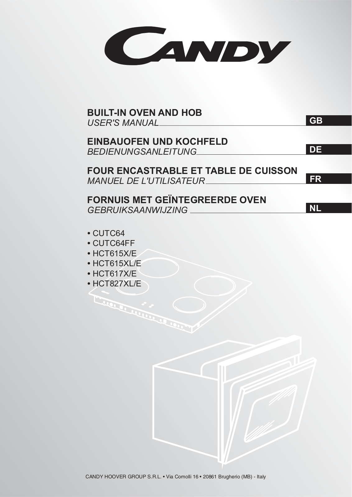 Candy CUTC64, CUTC64FF User Manual