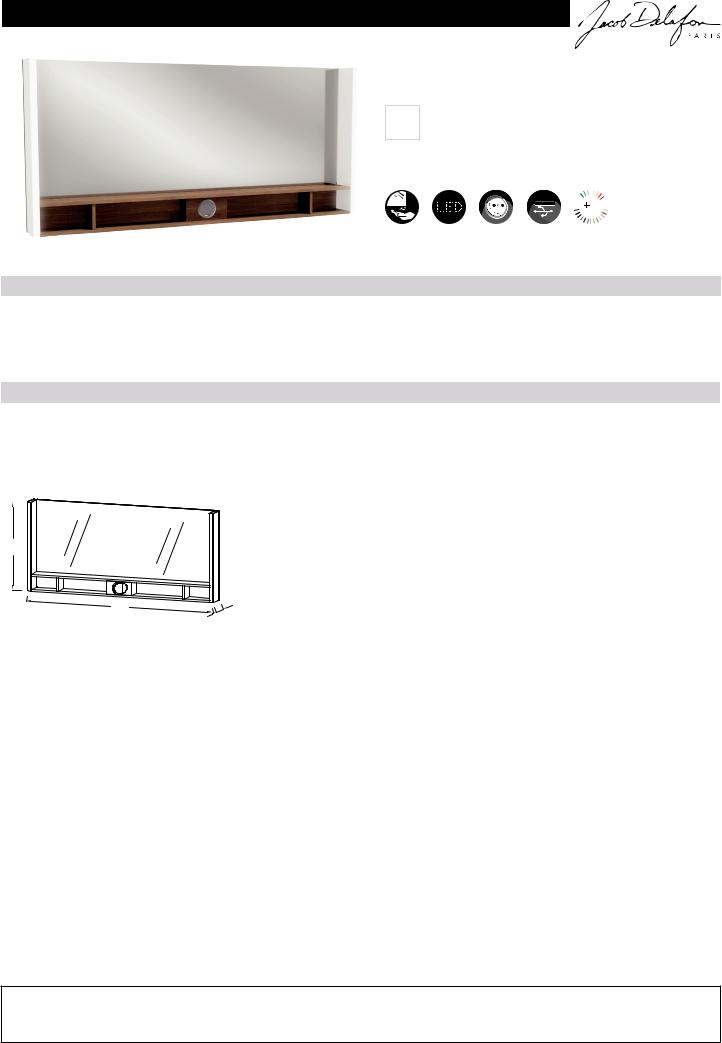 Jacob Delafon TERRACE PREMIUM EB1739RU-G1C Datasheet