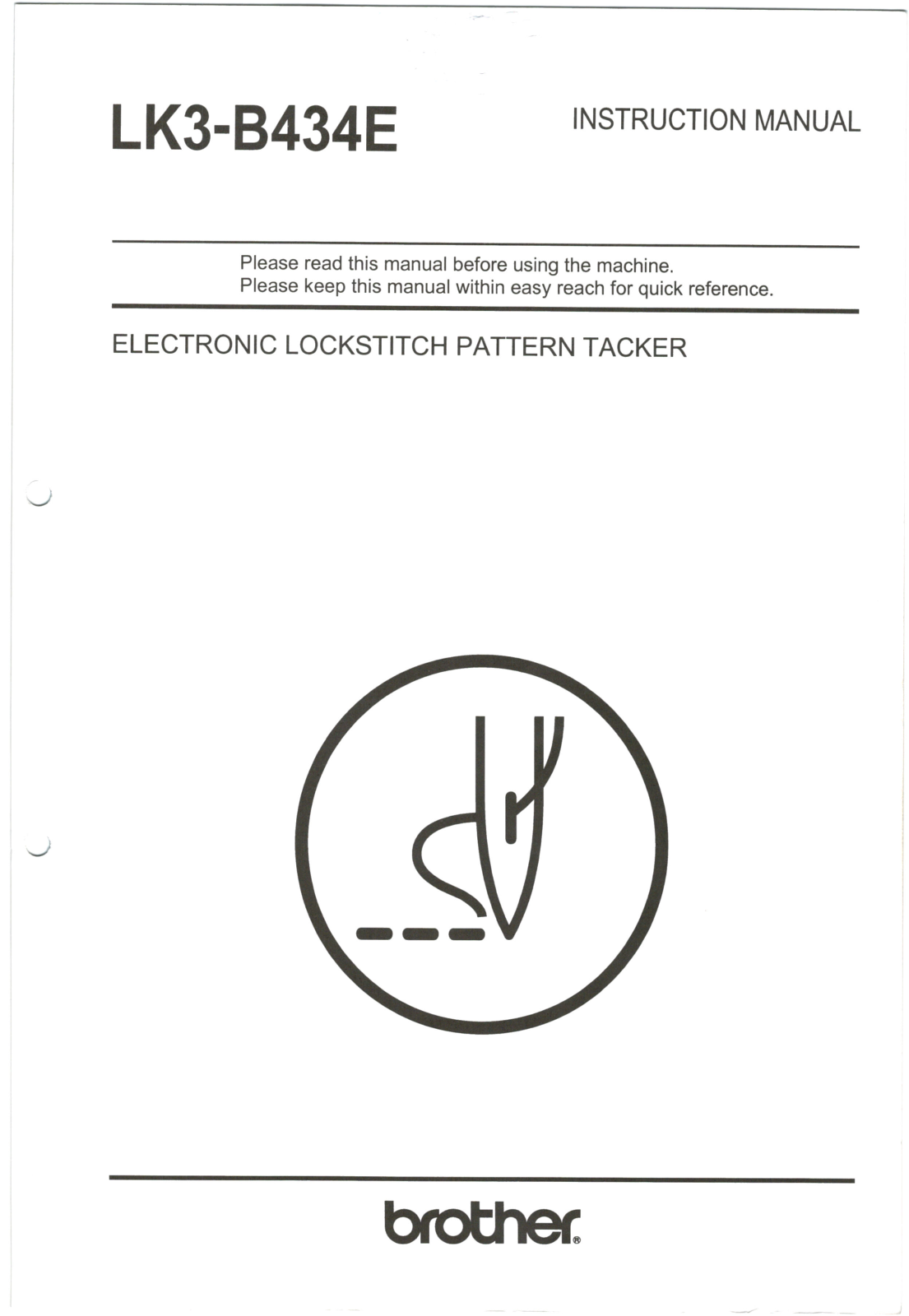 Brother BAS-610 Owner's Manual