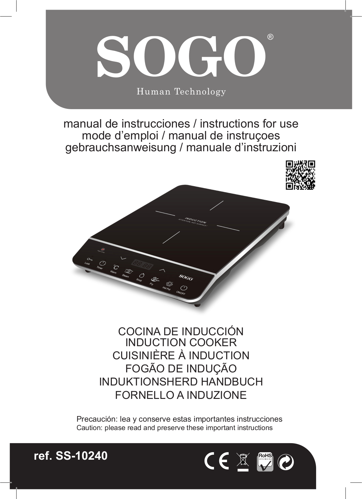Sogo SS-10240 User guide