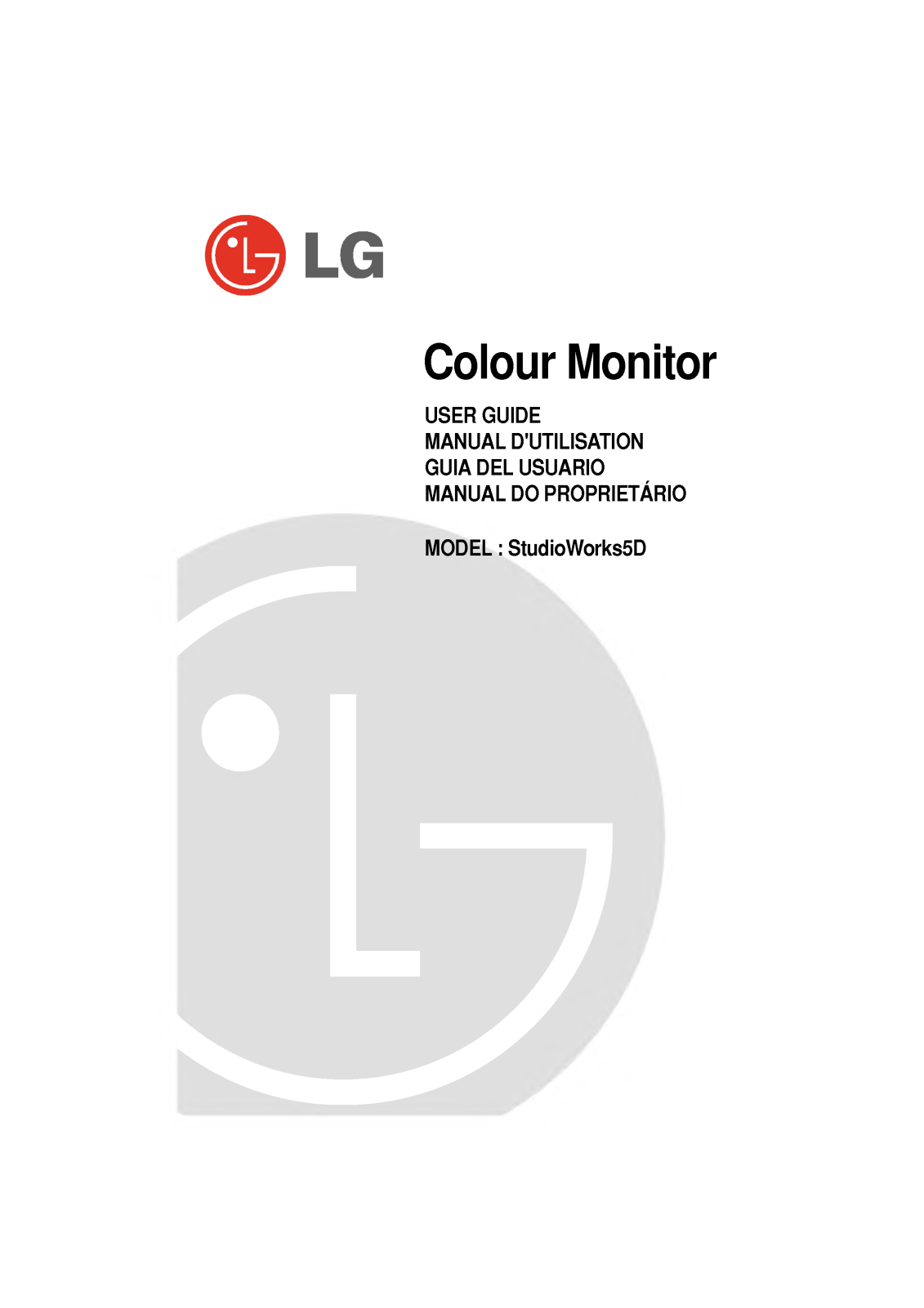 LG STUDIOWORKS 5D, 5D User Manual