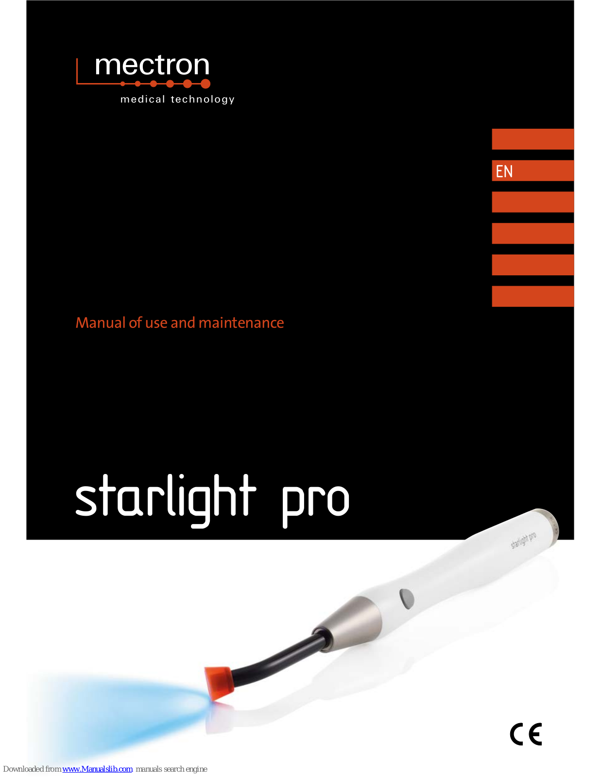 mectron Starlight Pro Maintenance Manual - ManualMachine.com
