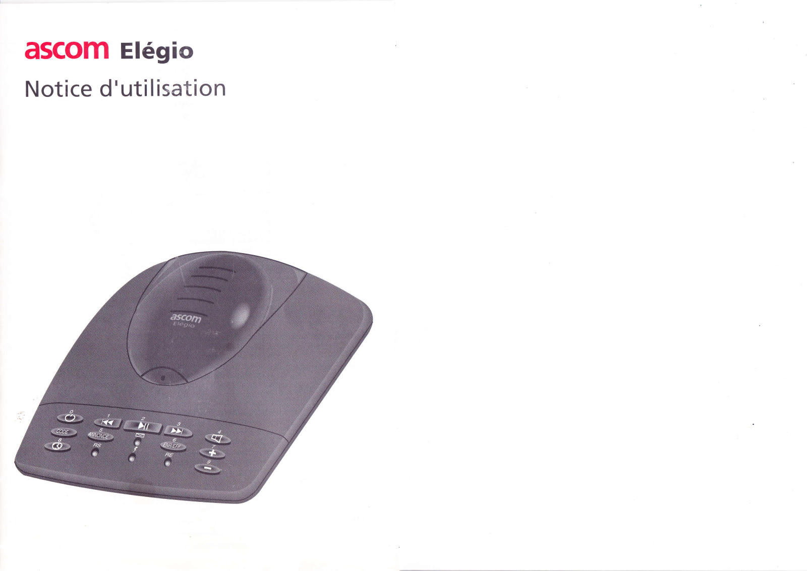 ASCOM Elégio User Manual - ManualMachine.com