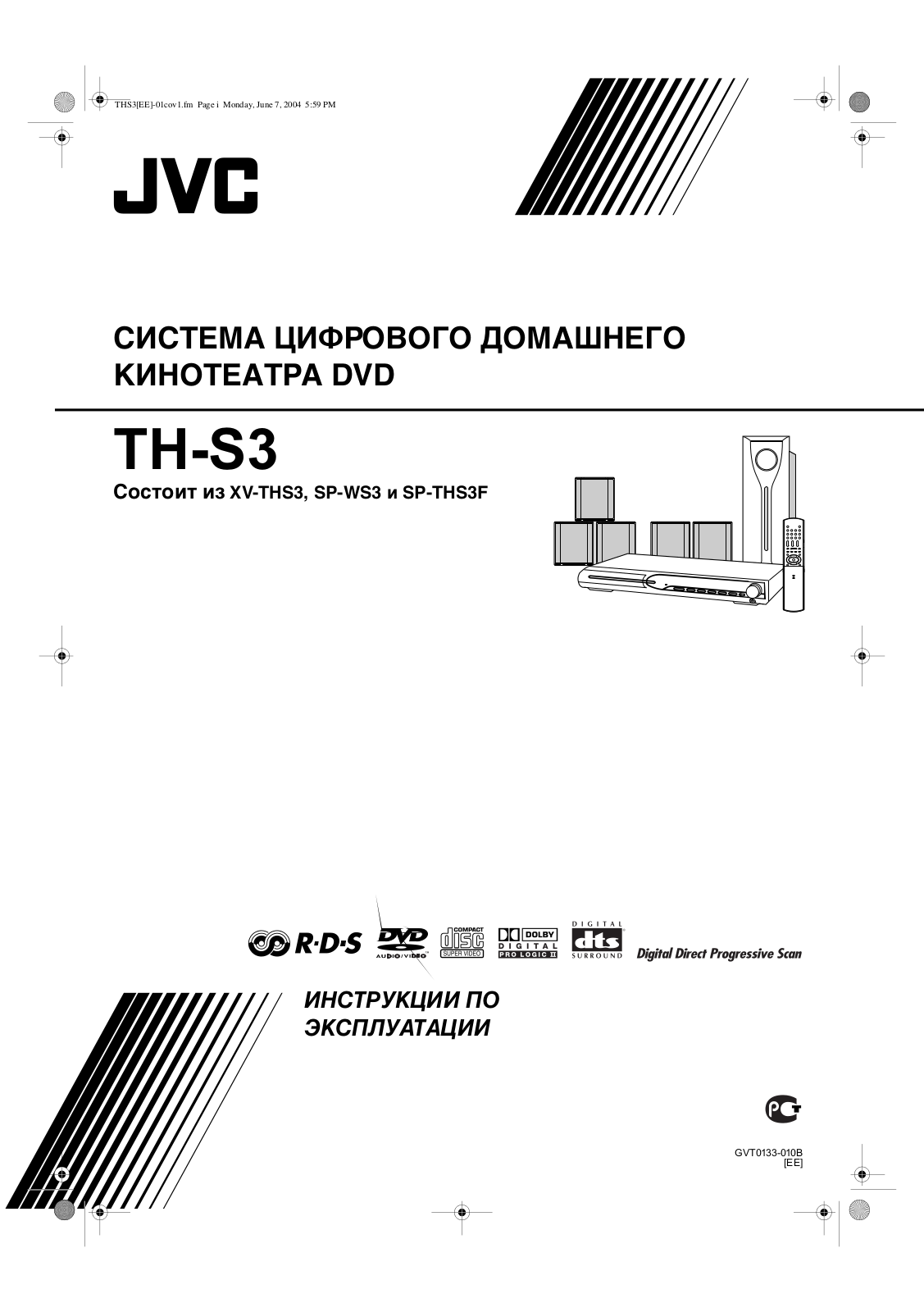 JVC TH-S3 User Manual