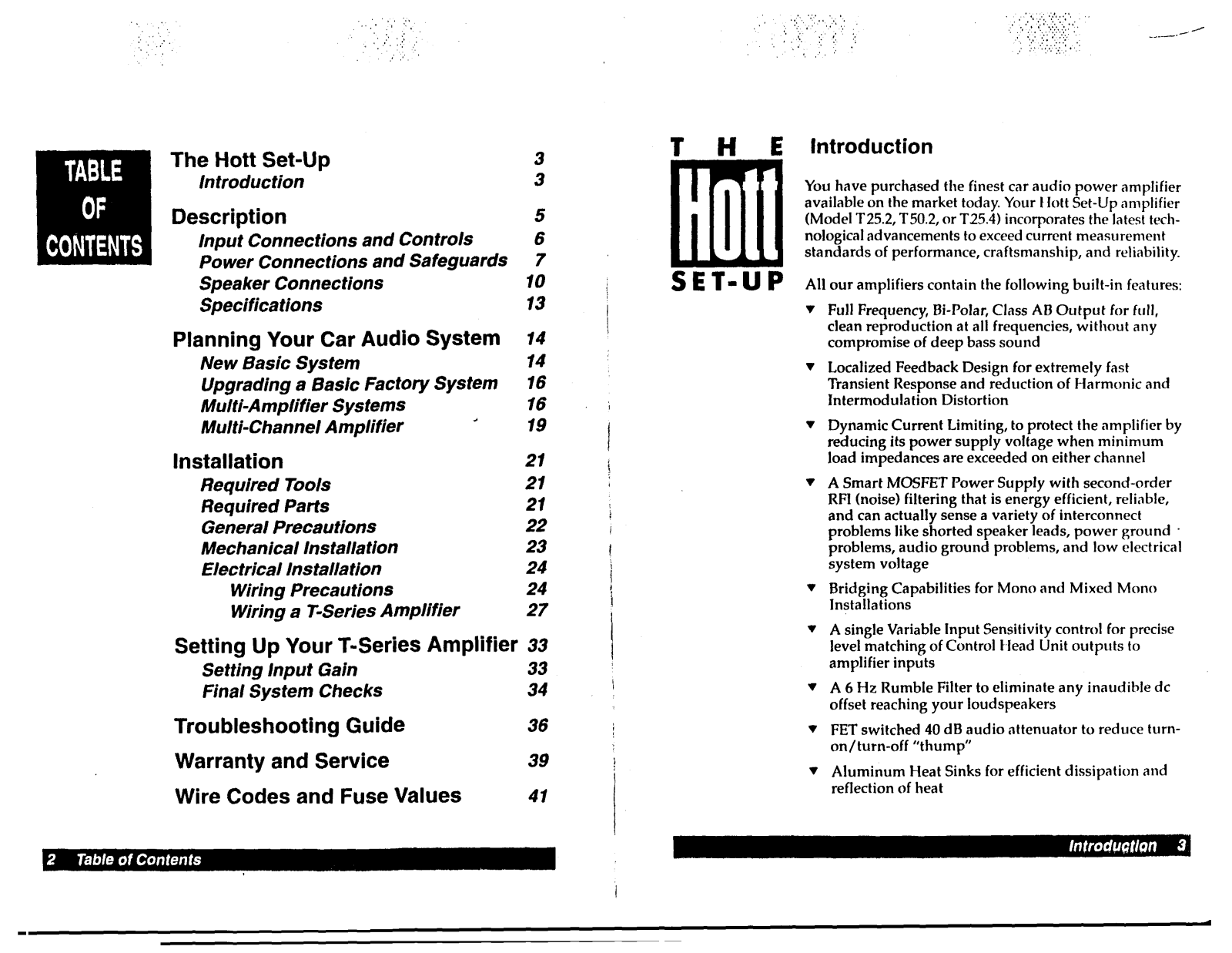 ORION T50.2, T25.4, T25.2 Installation Manual