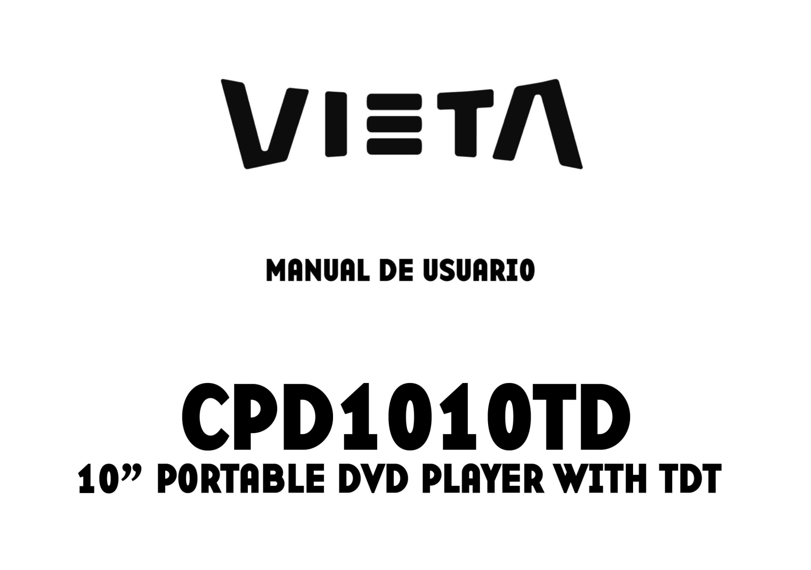 Vieta CPD1010TD User Manual