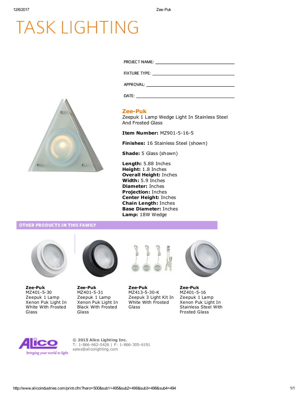 Alico LED1972 Specifications - ManualMachine.com