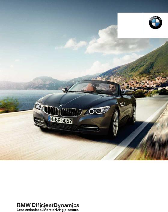 BMW Z4 sDrive35i 2015, Z4 sDrive28i 2015, Z4 sDrive35is 2015 Owner's Manual