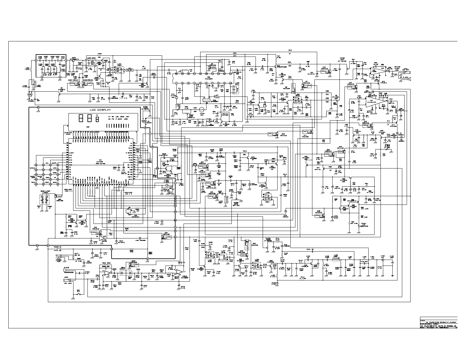 Midland Alan95 Schematic