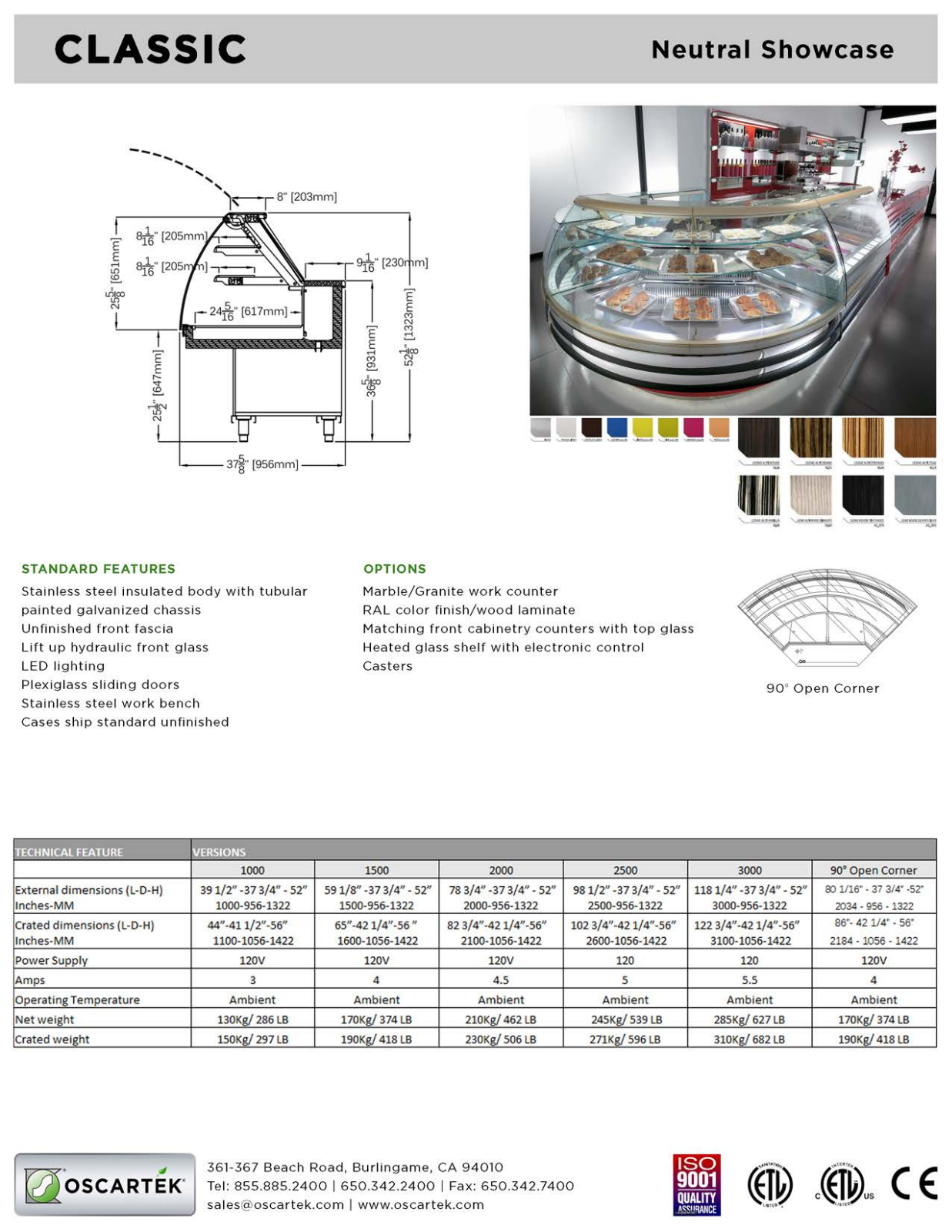 Oscartek CLASSIC N1000 User Manual