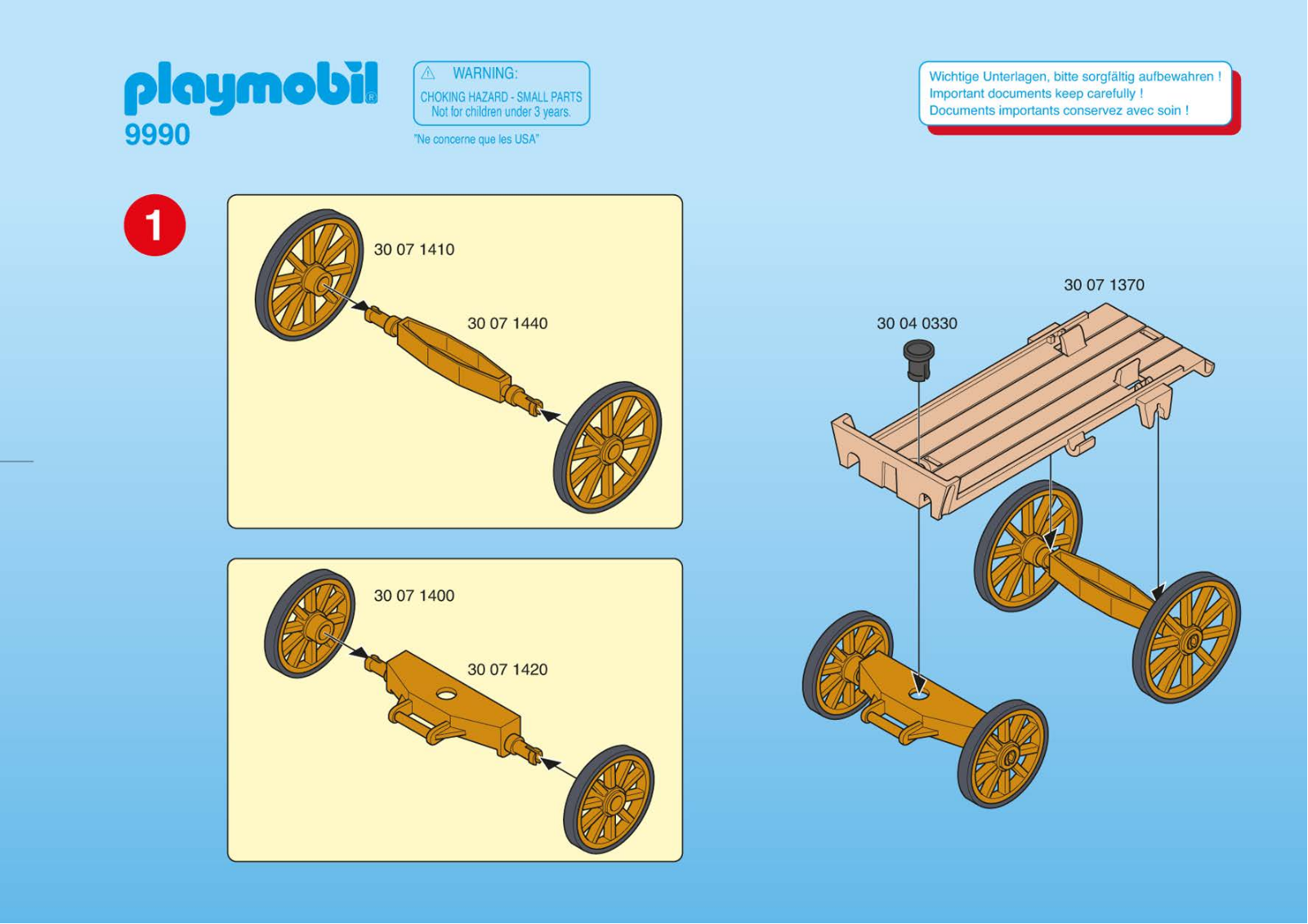 Playmobil 9990 Instructions