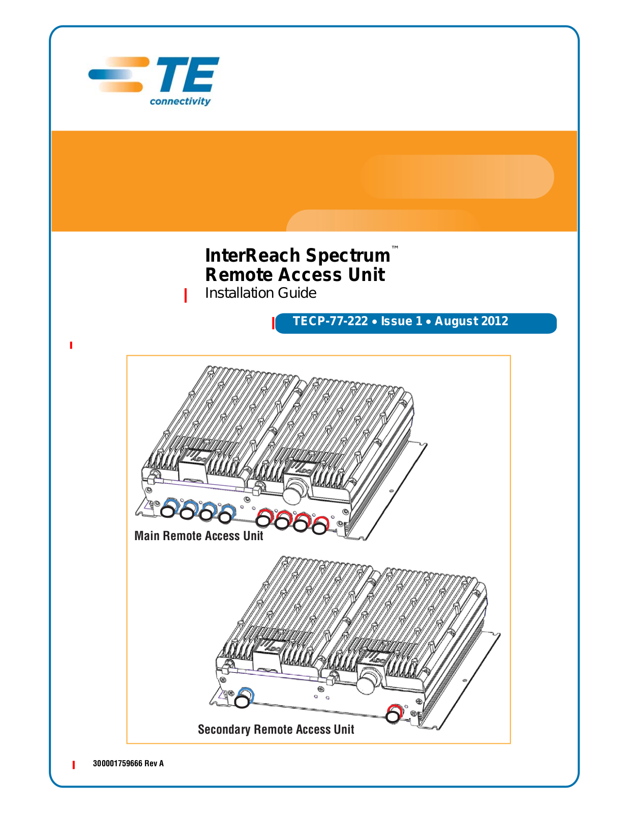 ADC S2795 012 Installation Manual