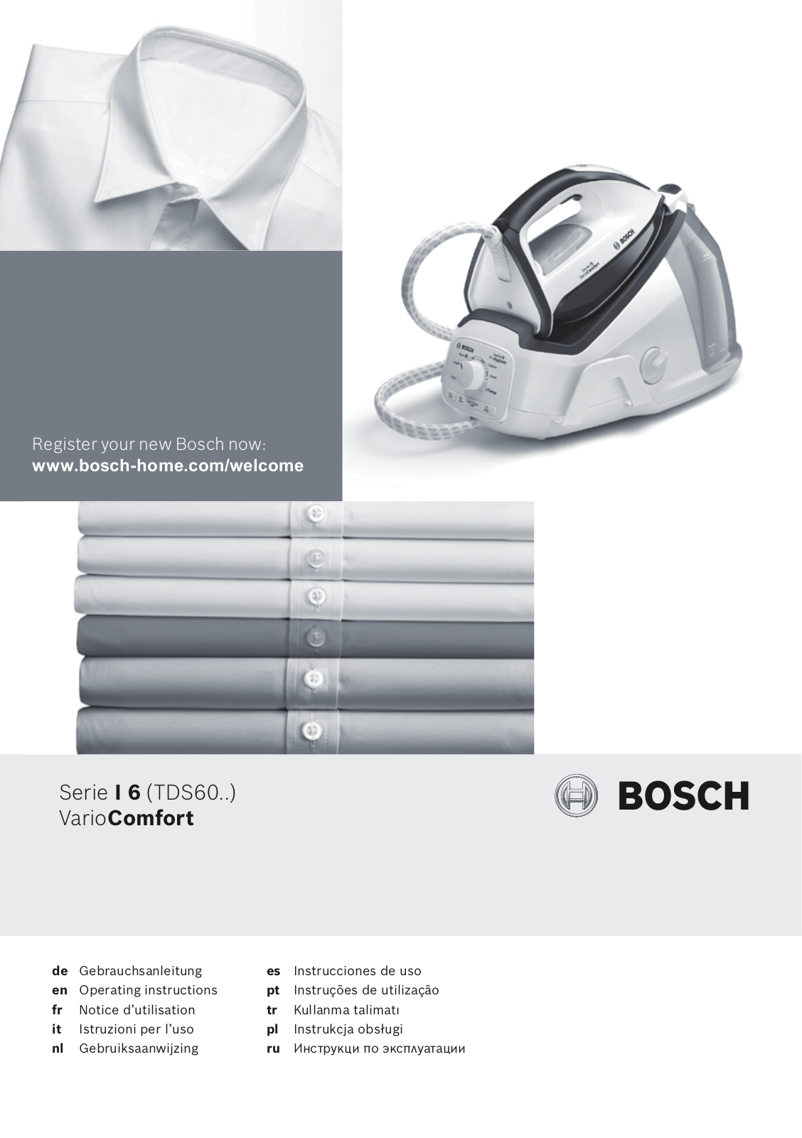 Bosch TDS6080 User Manual