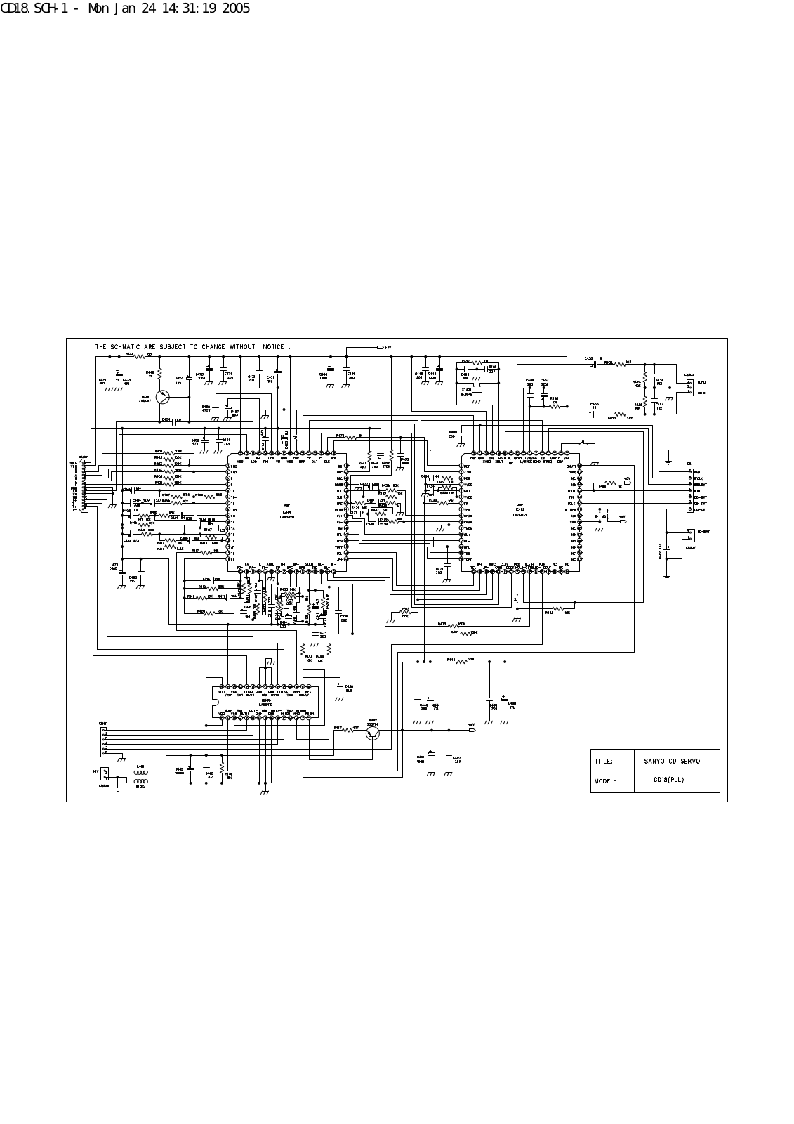 Vitek CD18CDM Schematic